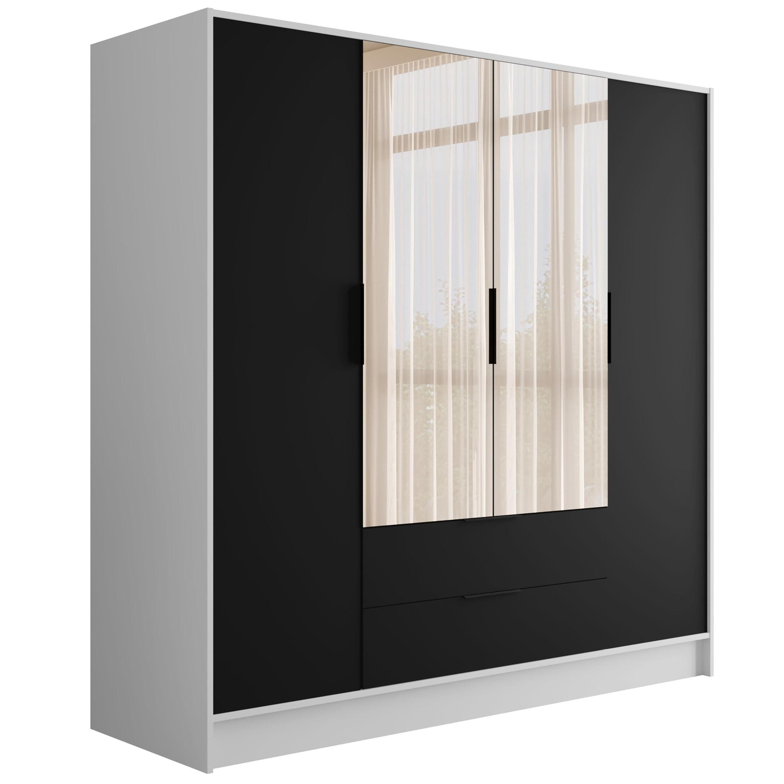 ALTDECOR Drehtürenschrank KOLIN (Kleiderschrank Garderobenschrank mit günstig online kaufen