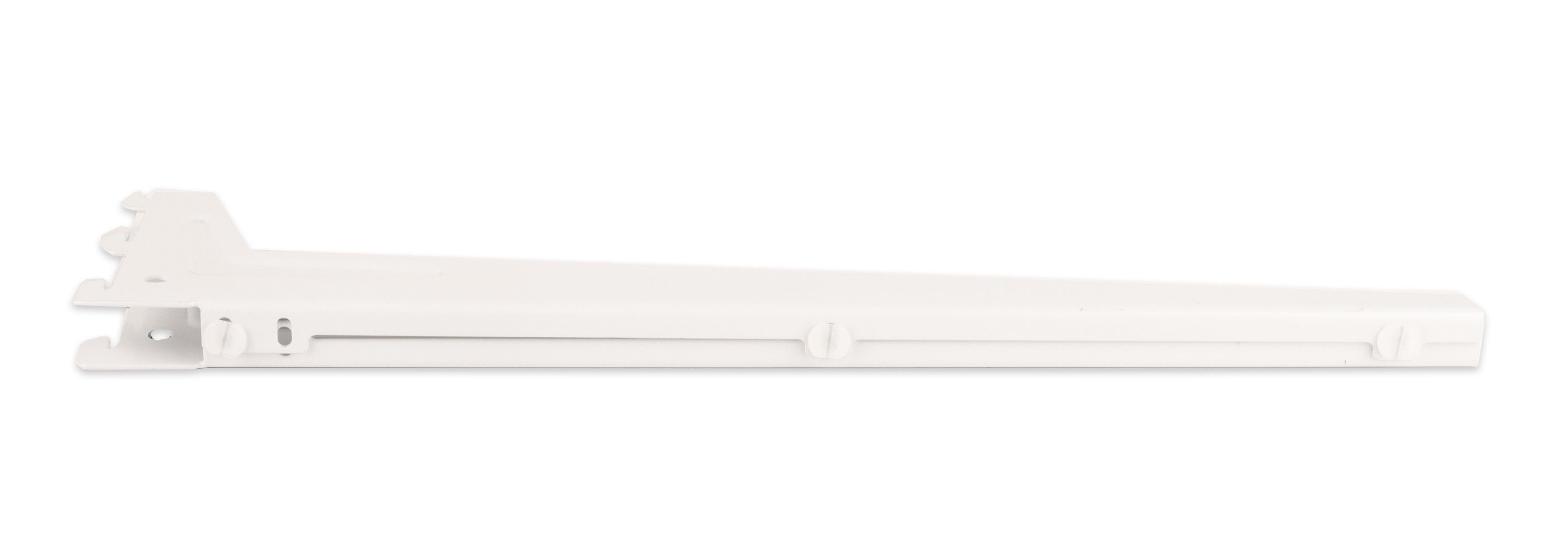 cm BigDean 18x5 Regalträger weiß Passend Wandschienen Winkel-Träger Wandregalhalter zu