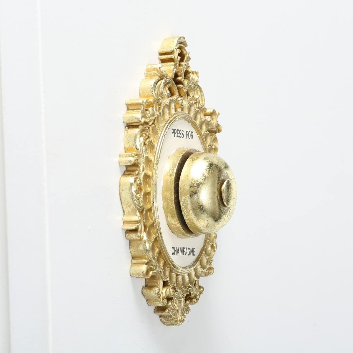 BOLTZE GRUPPE GmbH Wanddekoobjekt Boltze Wanddeko Champagner Klingel günstig online kaufen