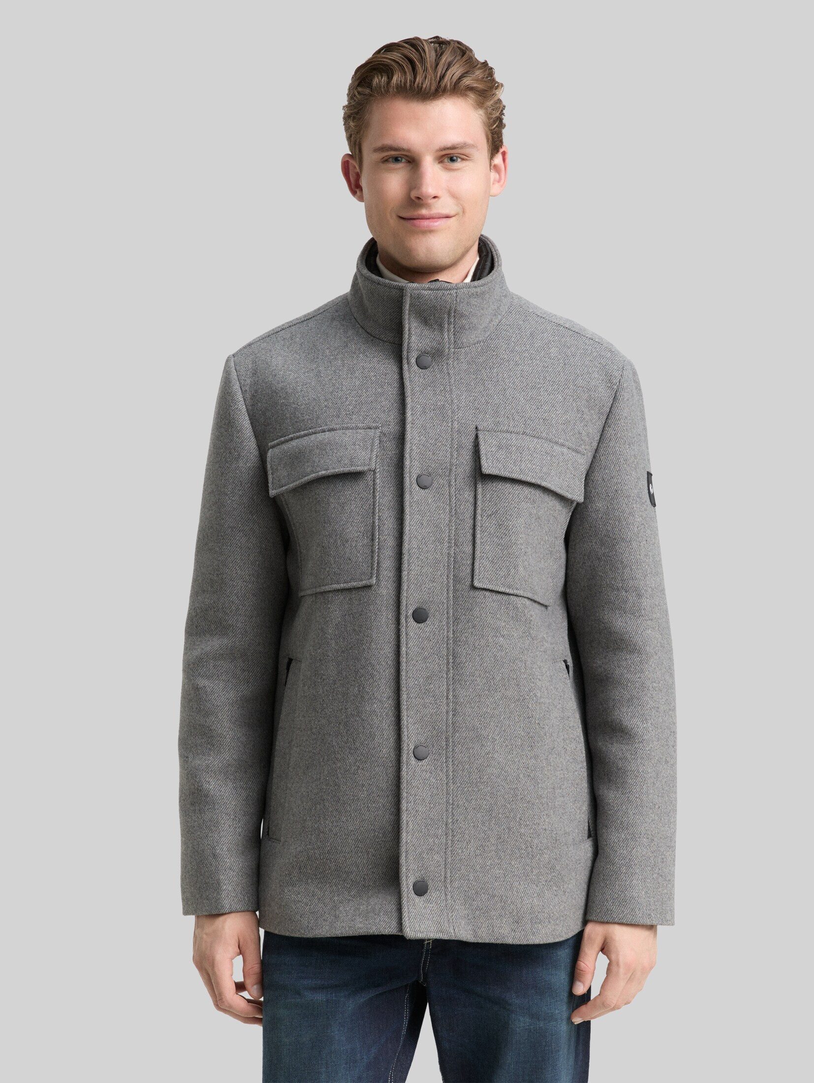 TOM TAILOR Wolljacke Jacken 2-in-1 Wolljacke mit abnehmbarer Innenjacke