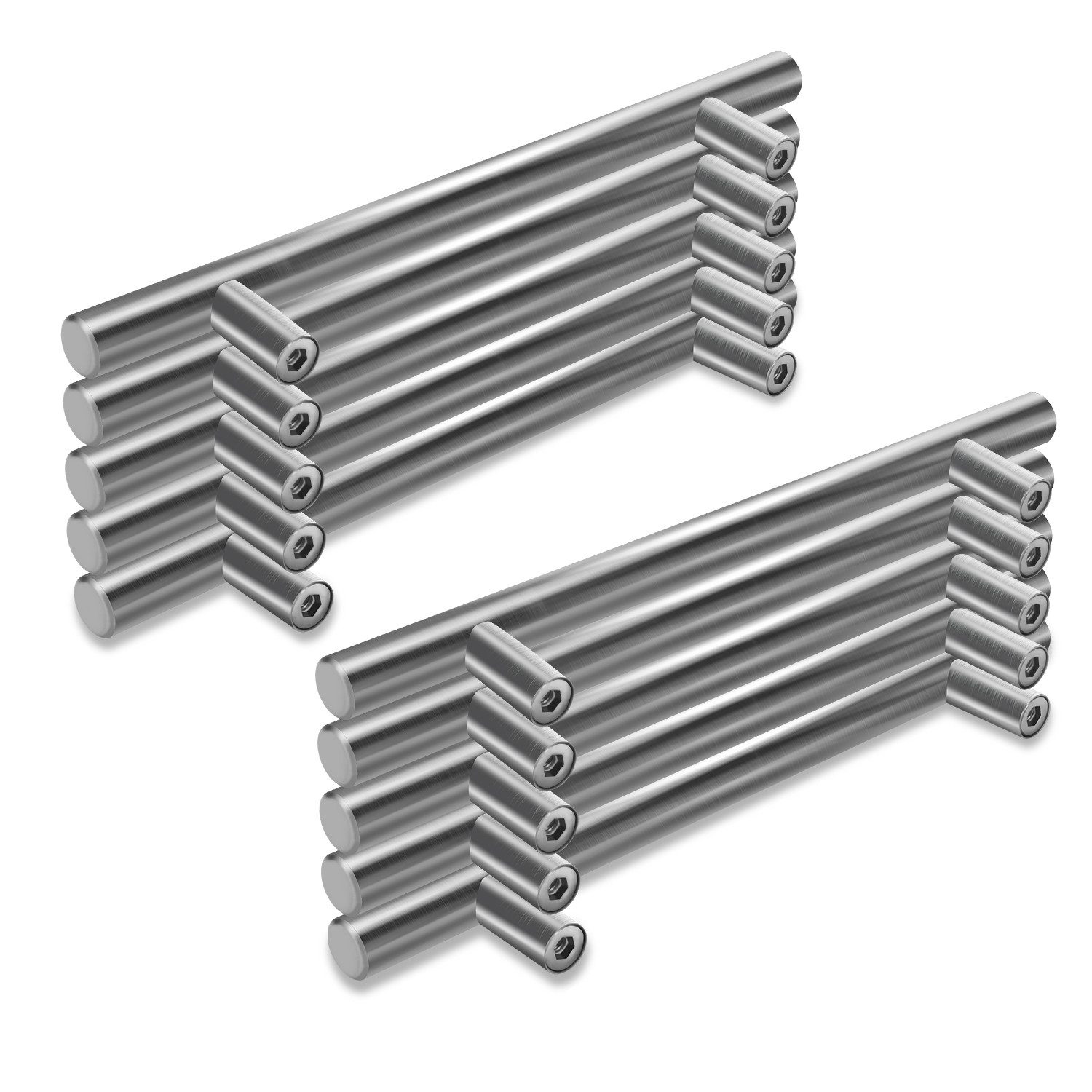 Clanmacy Möbelgriff 10X Stangengriff Möbelgriffe Schrank Küchengriff Küche günstig online kaufen