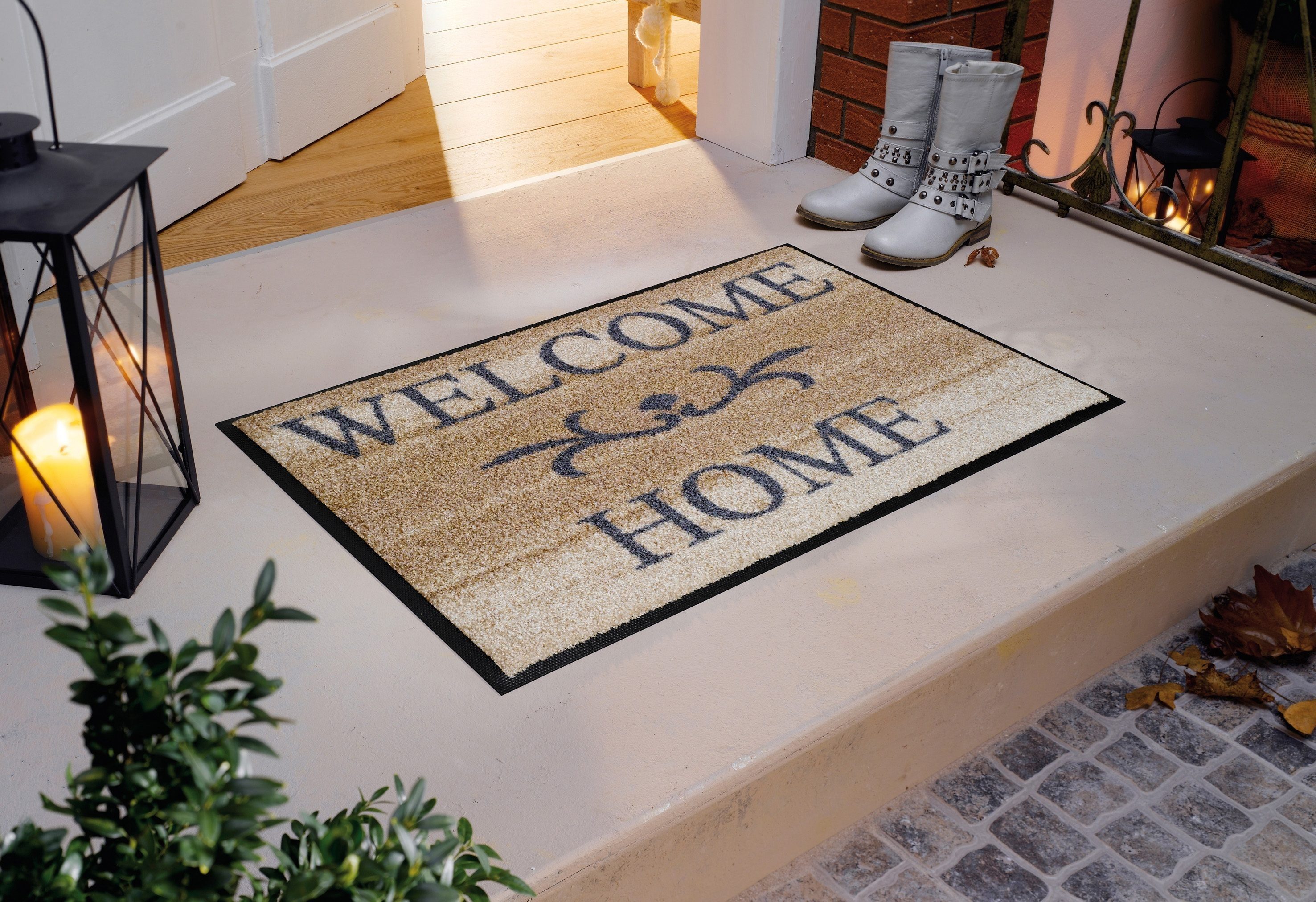 wash+dry by Kleen-Tex Fußmatte Welcome Home, günstig online kaufen