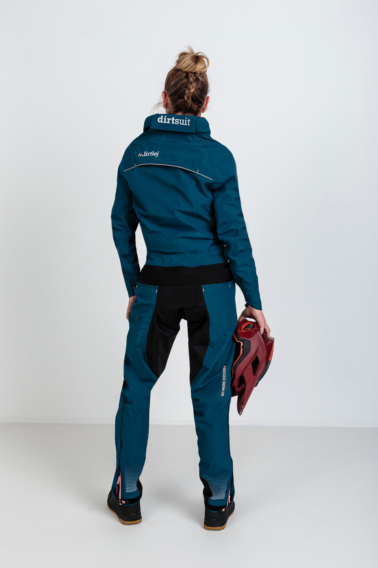 Dirtlej Regenoverall dirtsuit core edition ladies V4.1 space blush lange Beine (nicht abnehmbar)