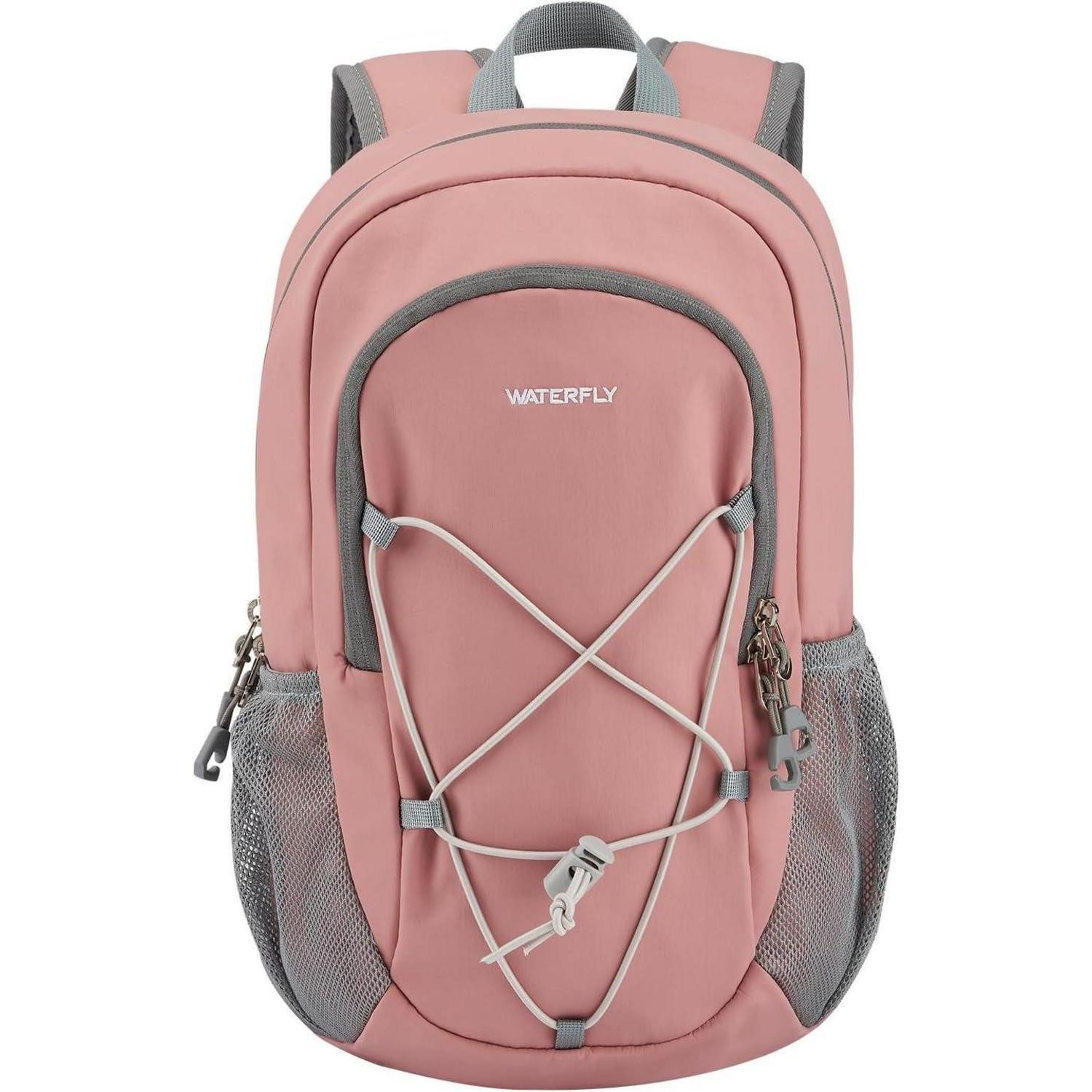 Tagesrucksack Rucksack Wanderrucksack 12L Daypack Outdoor Brustschnalle Rosa