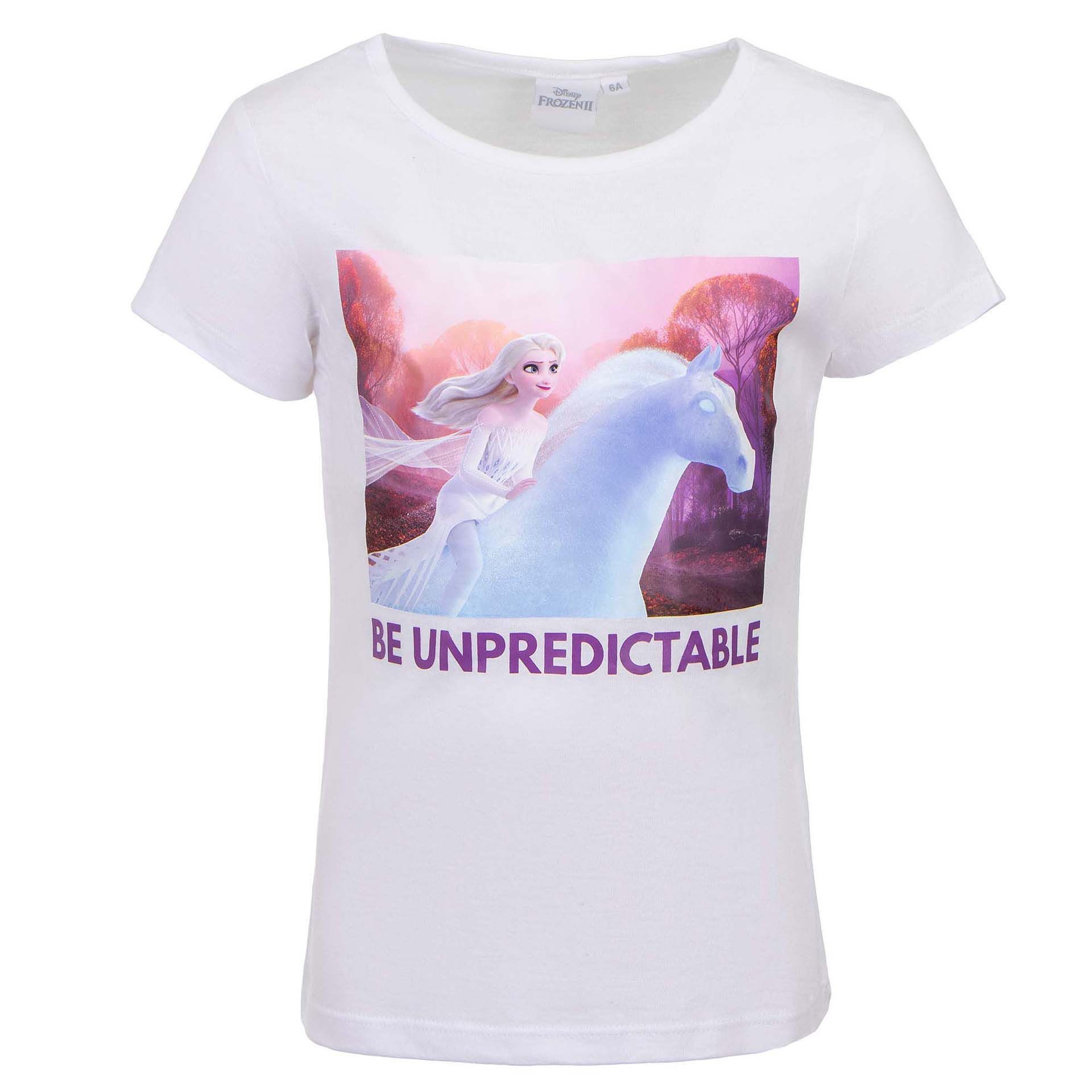 Disney Print-Shirt Frozen T-Shirt 100 % Baumwolle mit ikonischem Print