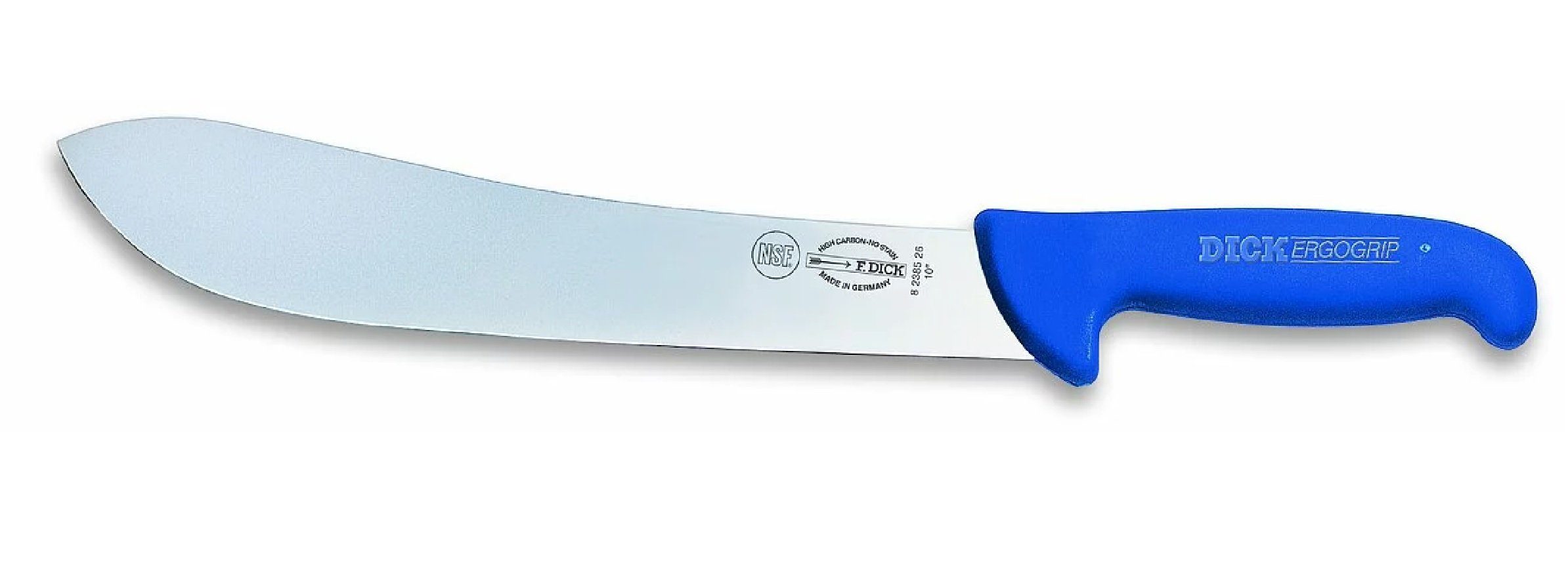 F. DICK Blockmesser ErgoGrip – 26 Cm Klinge, X55CrMo14 Stahl, Rostfrei, 56 HRC