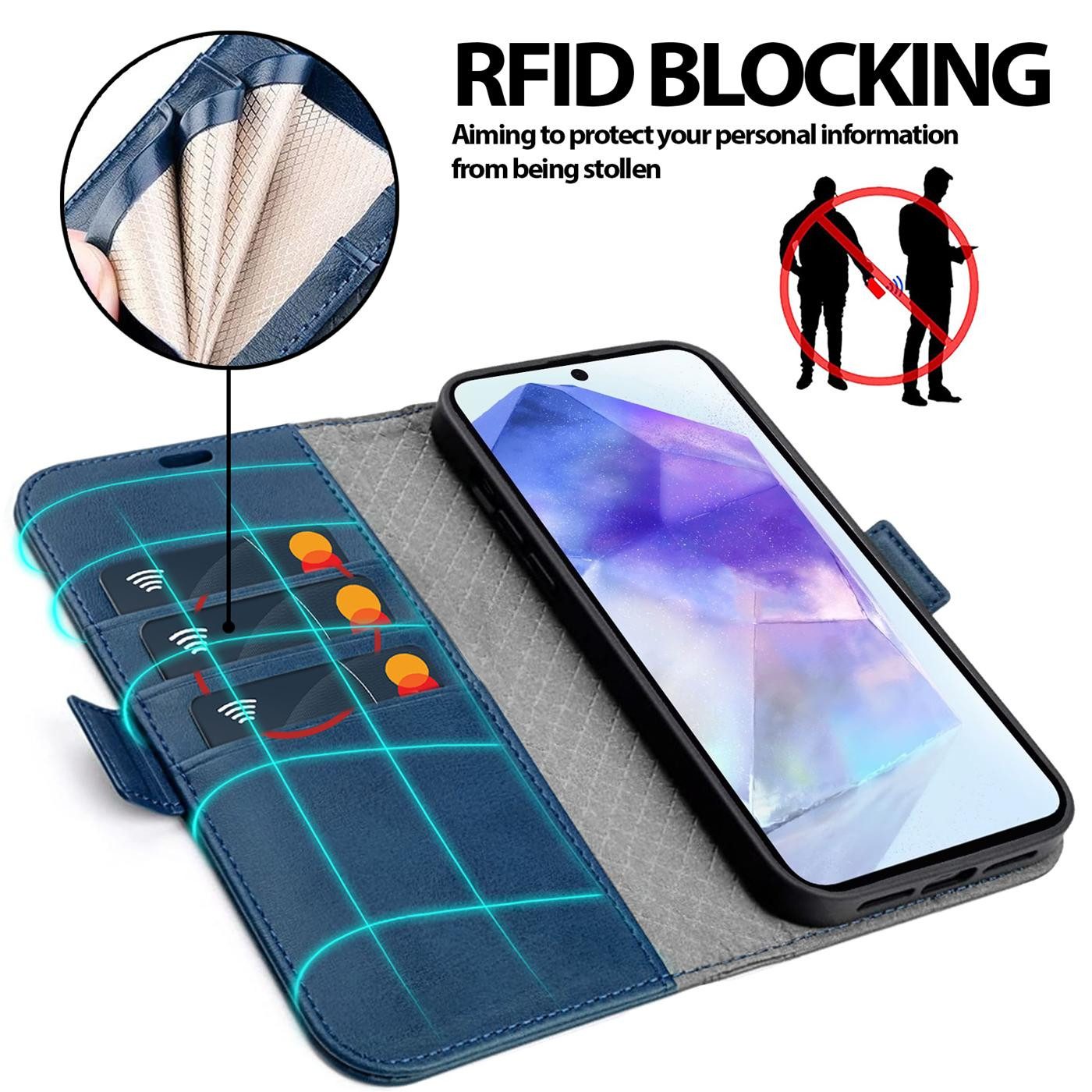 CoolGadget Handyhülle Book Case Elegance Tasche für Samsung Galaxy A37 5G 6,7 Zoll, Hülle Magnet Klapphülle Flip Case für Samsung A37 5G Schutzhülle – Bild 4 von 5