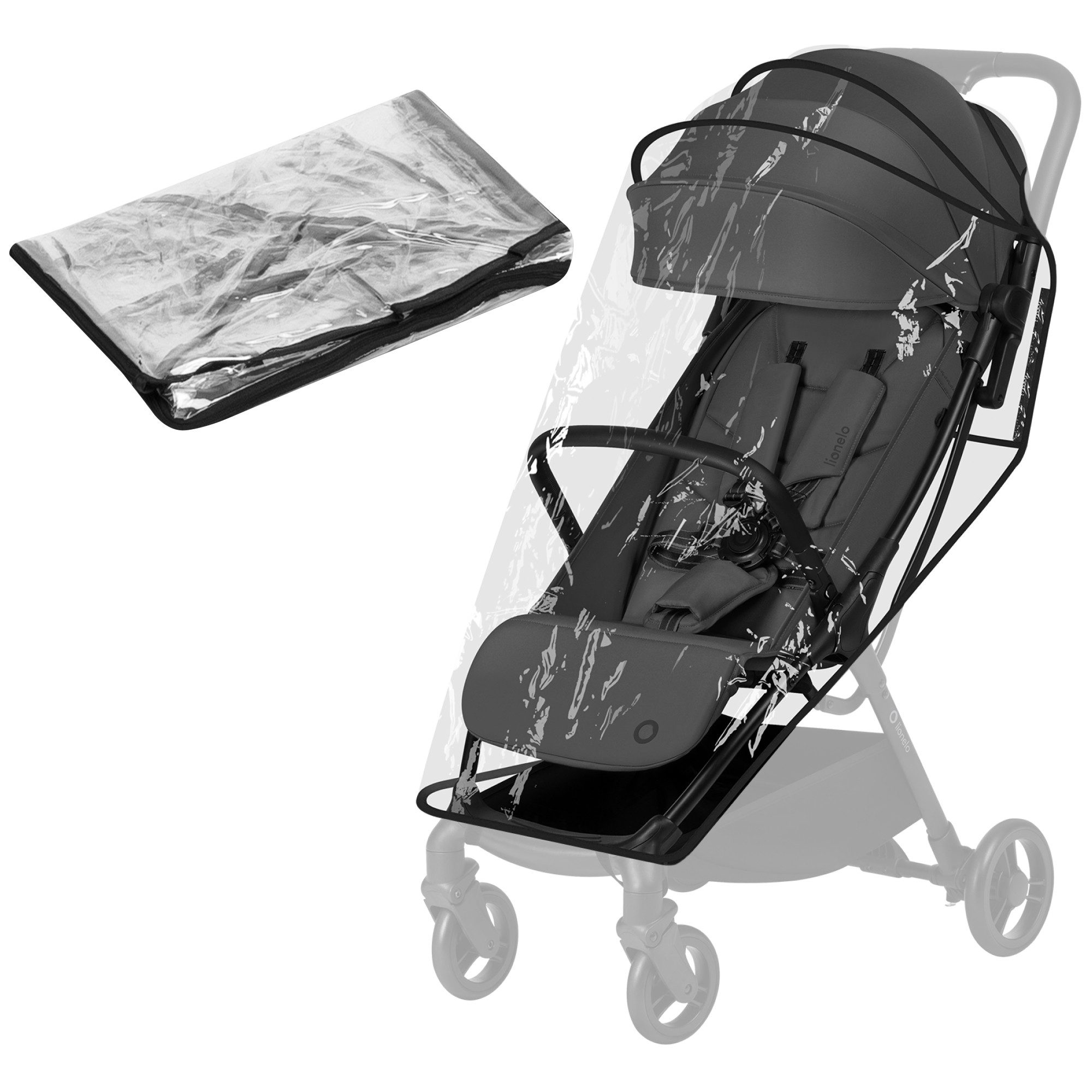 lionelo Kinder-Buggy AGIA, (Set), Leicht/Auto-Fold/kompakt/steht frei/bis 22kg