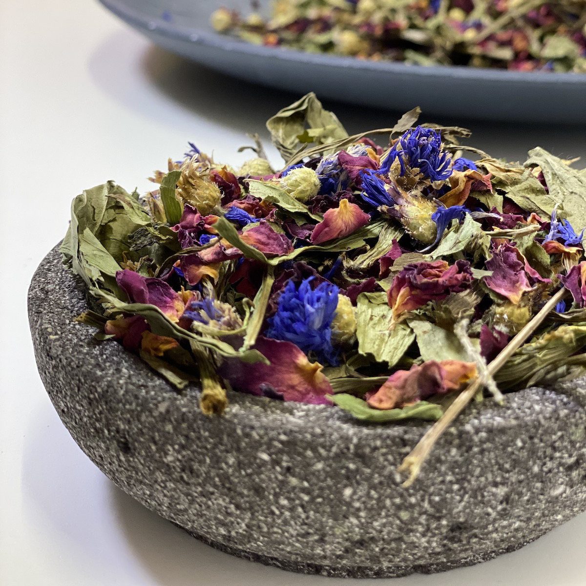 Bunny Nature Botanicals Mid Mix mit blauen Kornblumenblüten & Echinacea 120 g, für: Kleintier