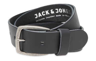 Jack & Jones Ledergürtel »3500« JACK & JONES Herren Ledergürtel JACMICHIGAN LTN Leather Belt