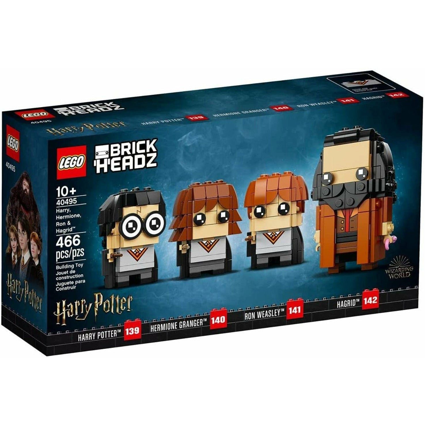 LEGO 40495 - LEGO BrickHeadz - Harry Potter - Harry/Hermione/Ron/Hagrid Konstruktionsspielsteine