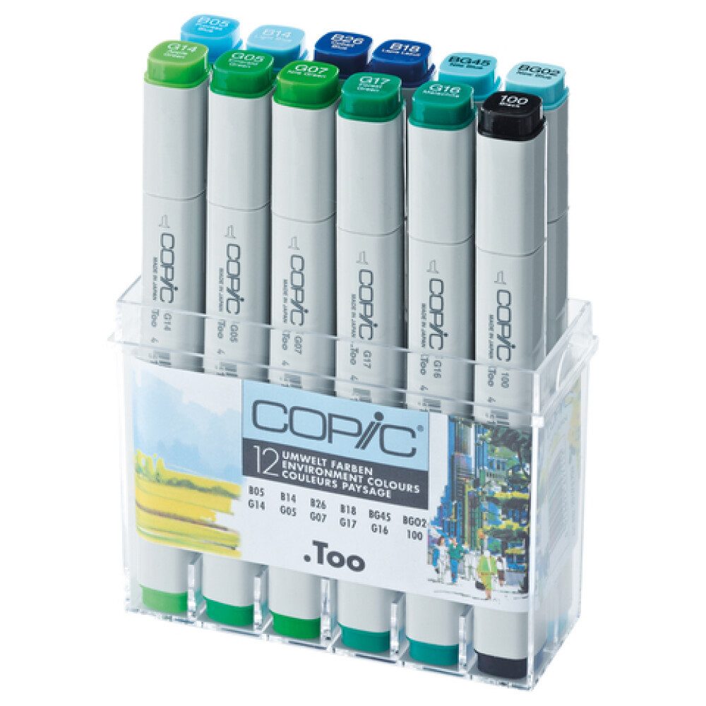 Marker Marker Classic Set - Umwelt-Farben - 12 Stück