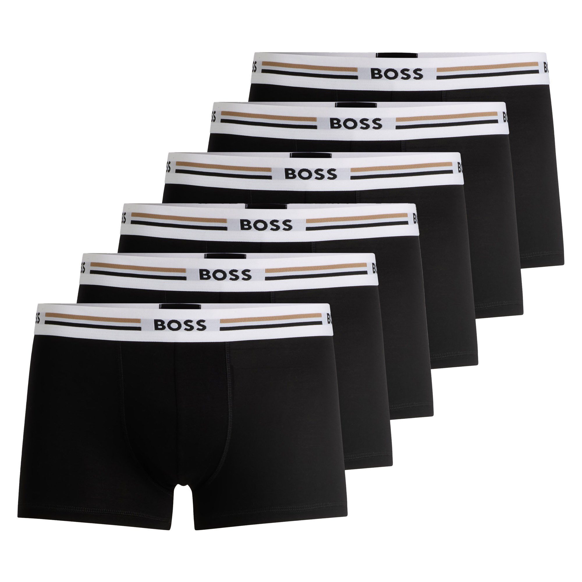 Boxer Herren Boxershort 6er Pack Viskose Trunk 6P Revive
