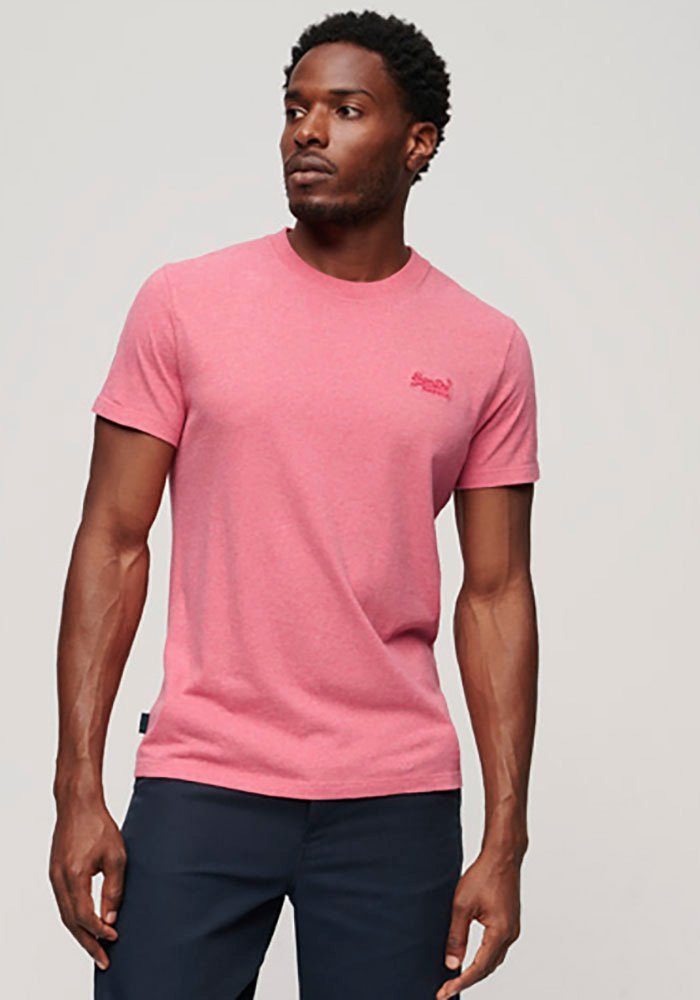Superdry Rundhalsshirt "ESSENTIAL LOGO EMB TEE" günstig online kaufen