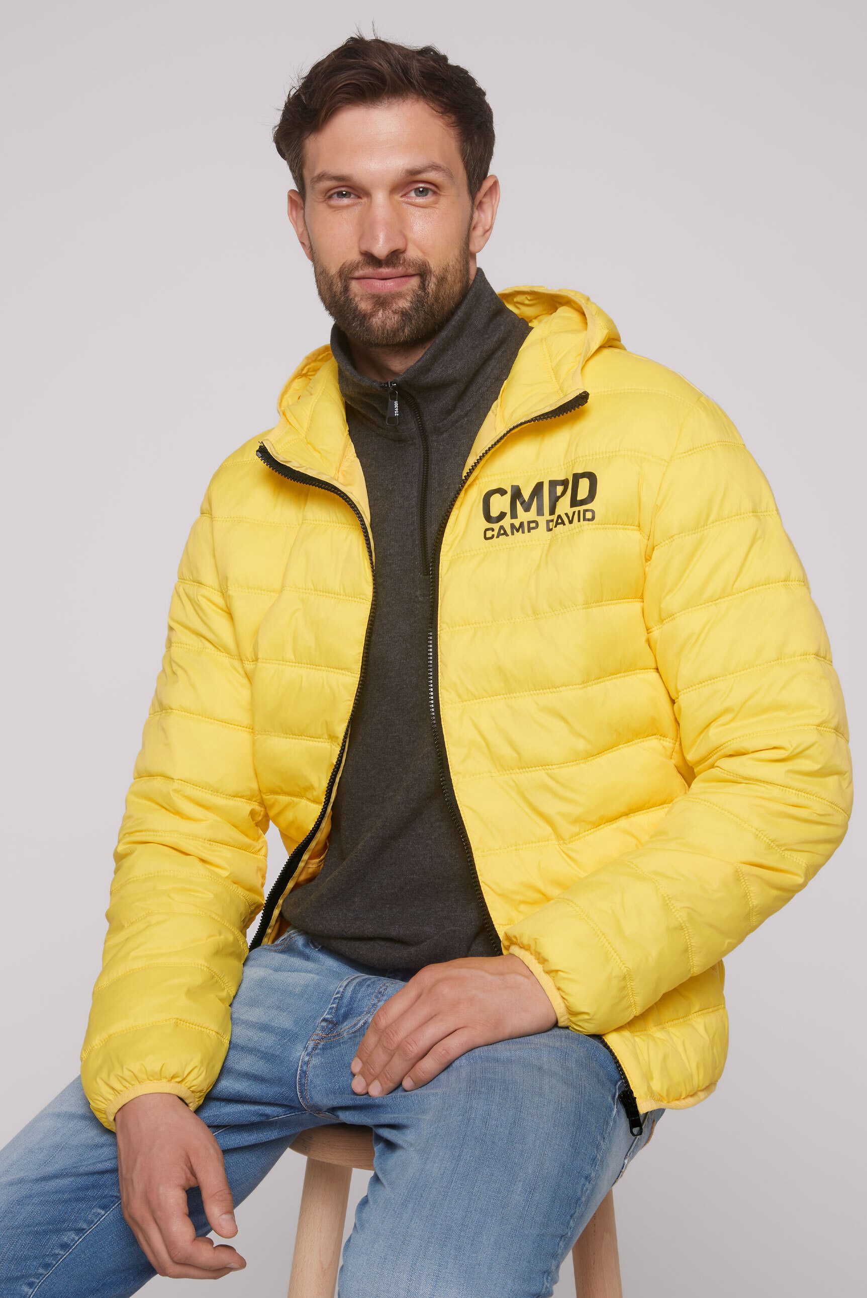 CAMP DAVID Outdoorjacke mit Innentaschen