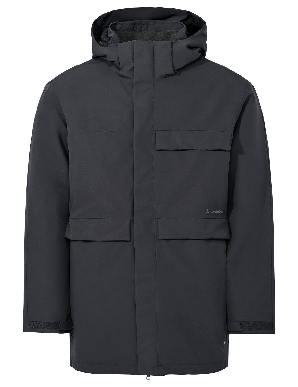 VAUDE Outdoorjacke Men's Idris Wool-Lined Parka (1-St) hält Wind, Kälte und Nässe zuverlässig ab