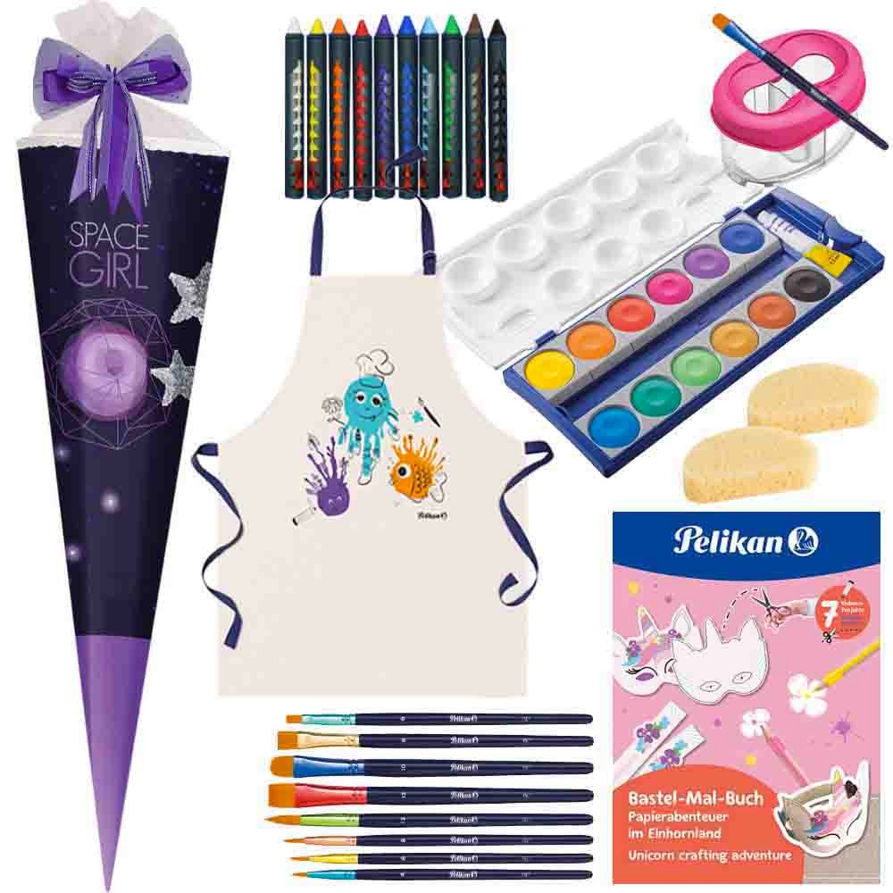 Herlitz Schultüte 85 cm gefüllt 2025 Mädchen Space Girl