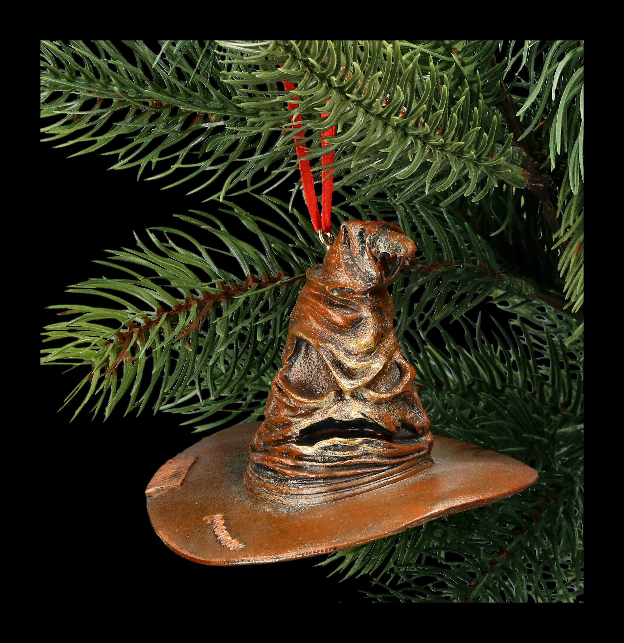 Figuren Shop GmbH Christbaumschmuck Christbaumschmuck - Harry Potter Sprechender Hut - Christbaumkugel (1-tlg)