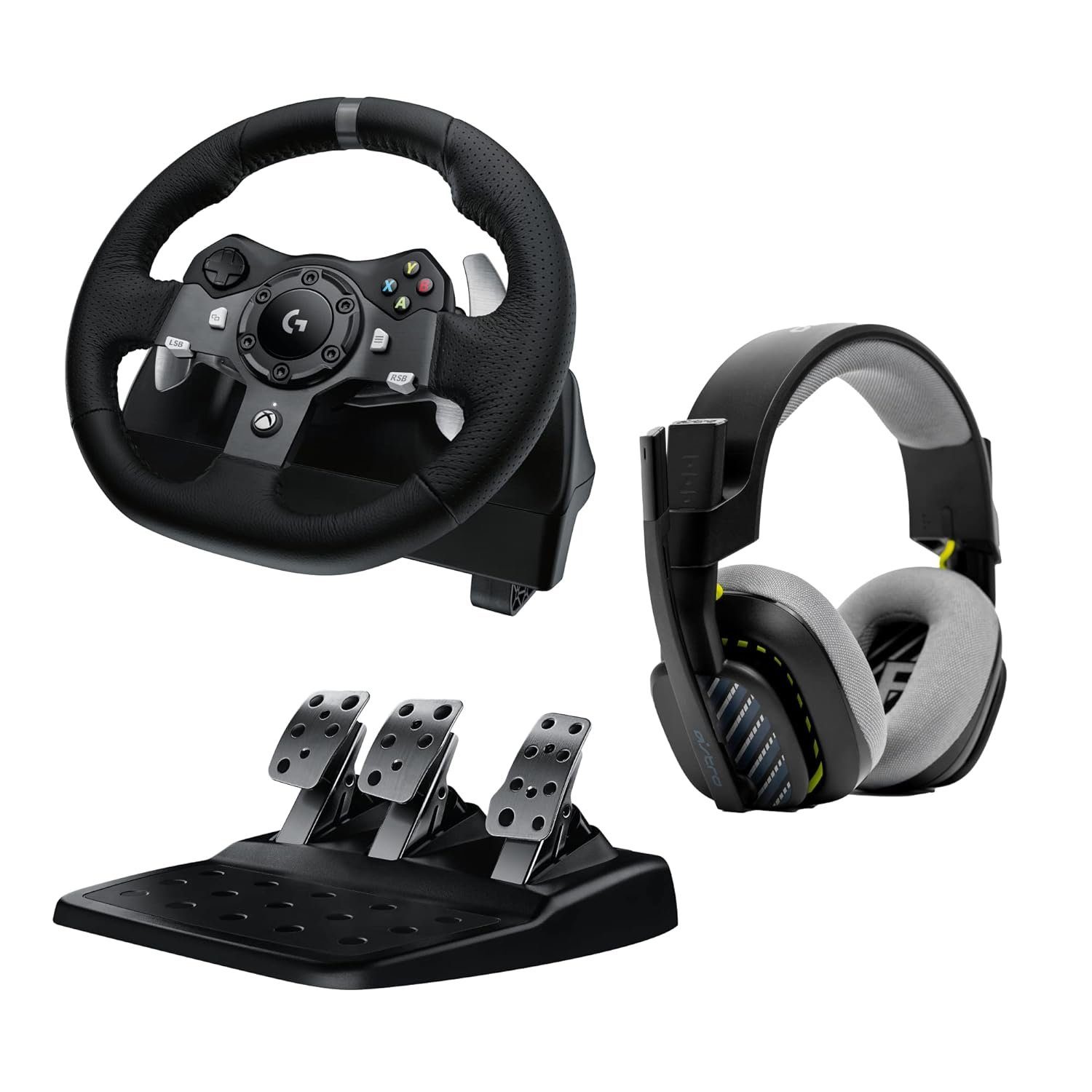 Logitech G920 + Astro A10 für PC und Xbox One Gaming-Lenkrad