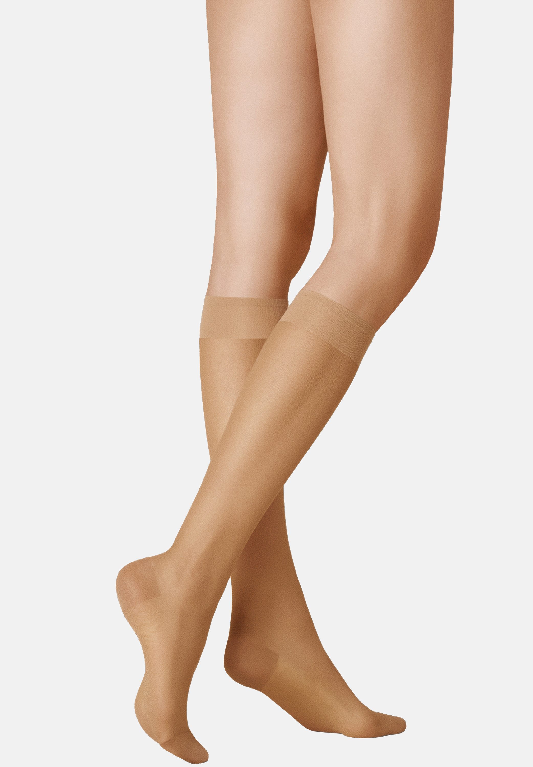 KUNERT Feinkniestrümpfe Glatt & Softig 20 (1-Paar) Glatte, hautfreundliche Kniestrümpfe