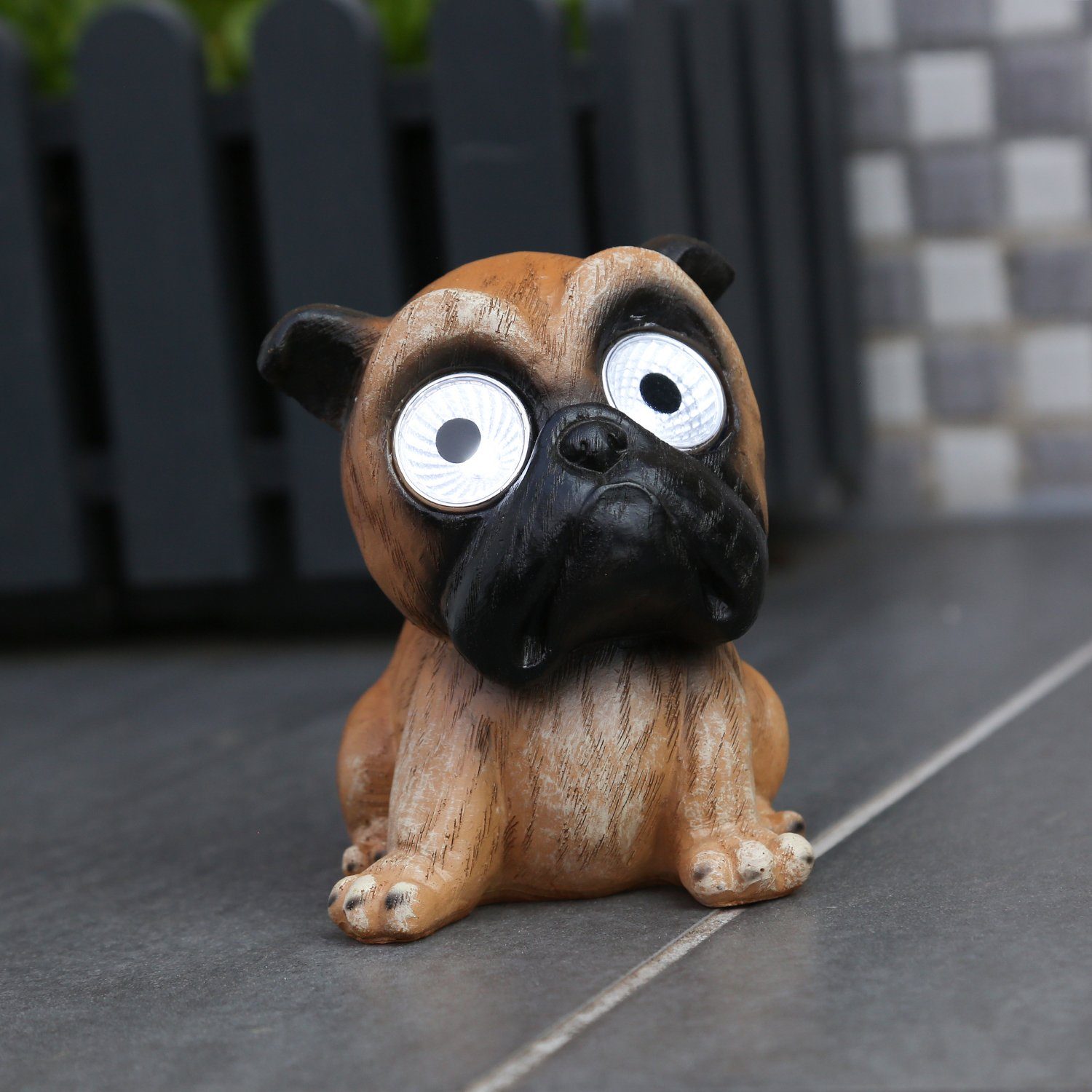 MARELIDA LED Dekofigur LED Solar Hund günstig online kaufen