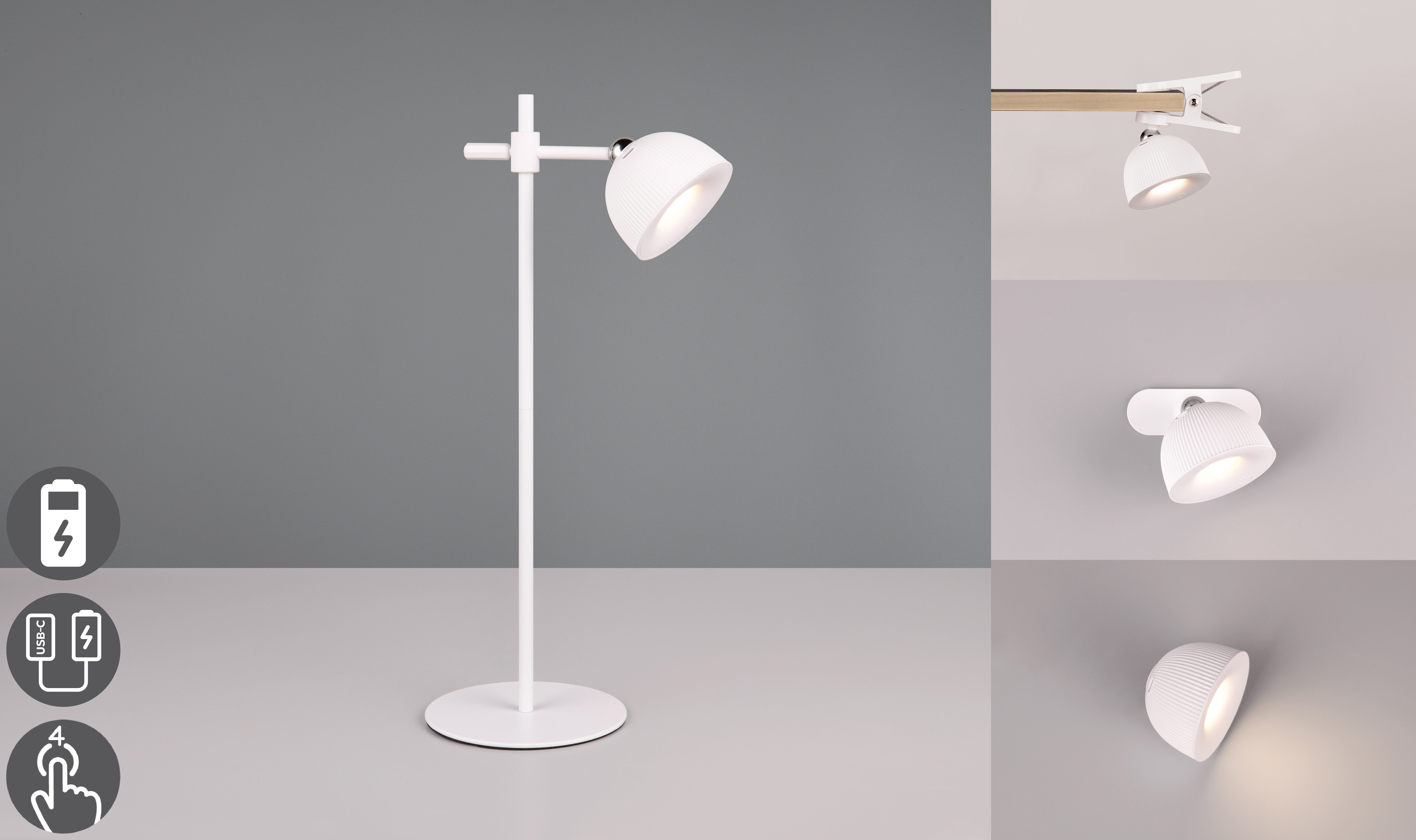 Reality Leuchten LED Tischleuchte MAXIMA, USB-Ladefunktion, mehrere Helligk günstig online kaufen