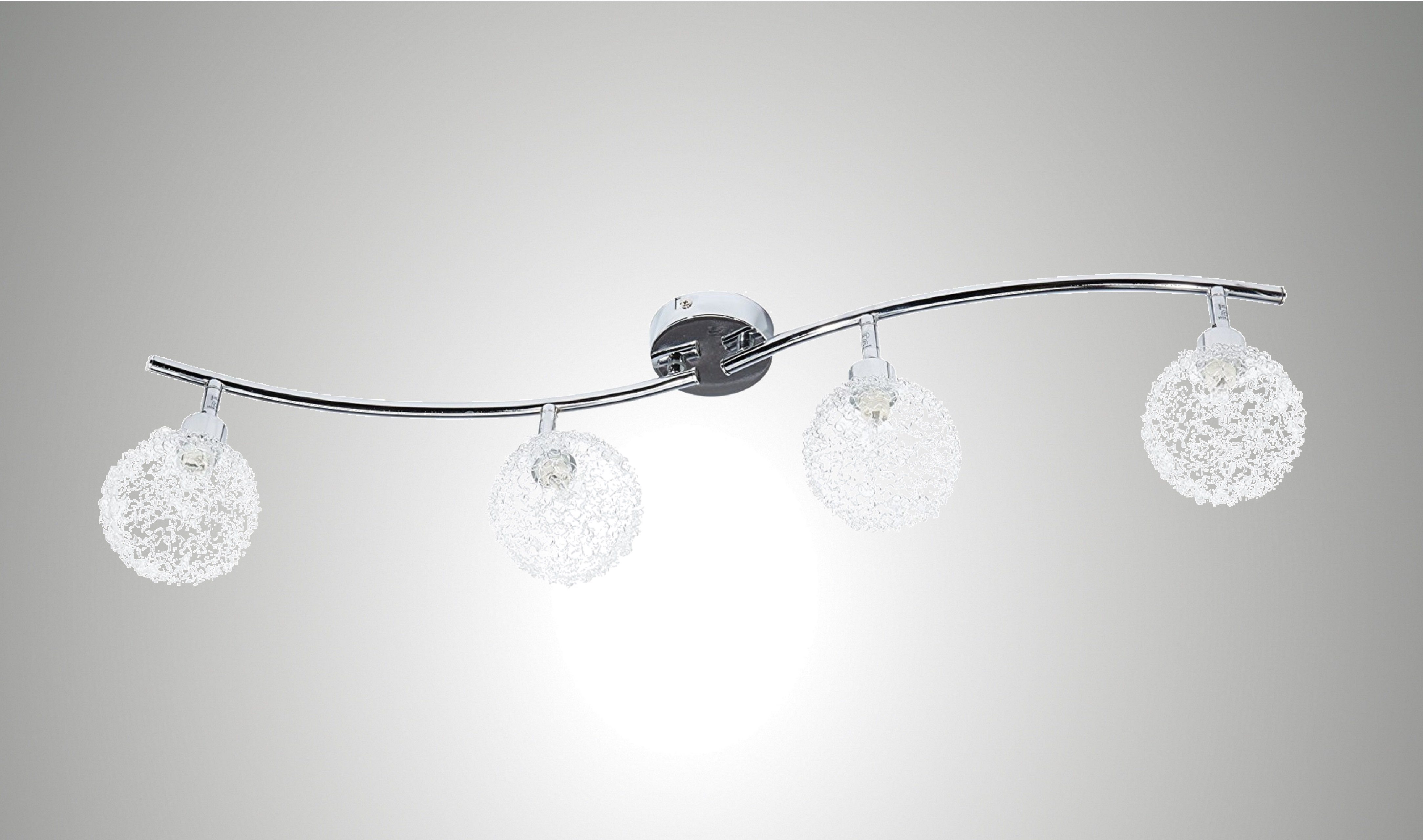 TRANGO LED Deckenstrahler, 4-flammig 1002-48 LED günstig online kaufen