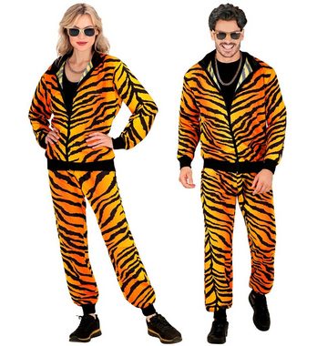 Widmann S.r.l. Kostüm Trainingsanzug 'Tigermuster' für Erwachsene, Oran