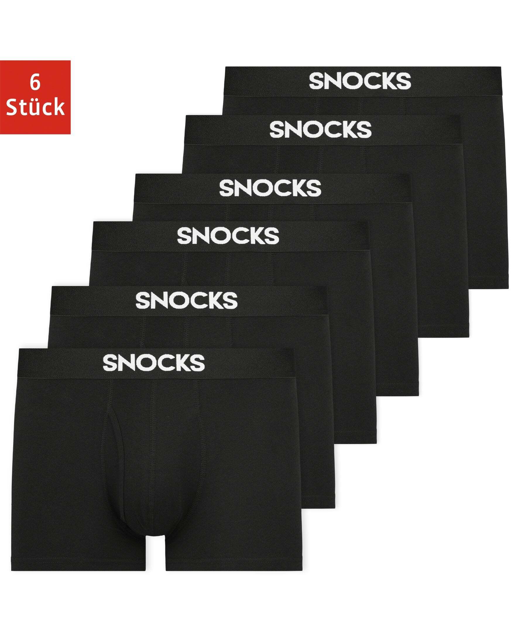 SNOCKS Boxershorts Enge Pants mit Eingriff (6-St) aus Bio-Baumwolle, ohne k günstig online kaufen