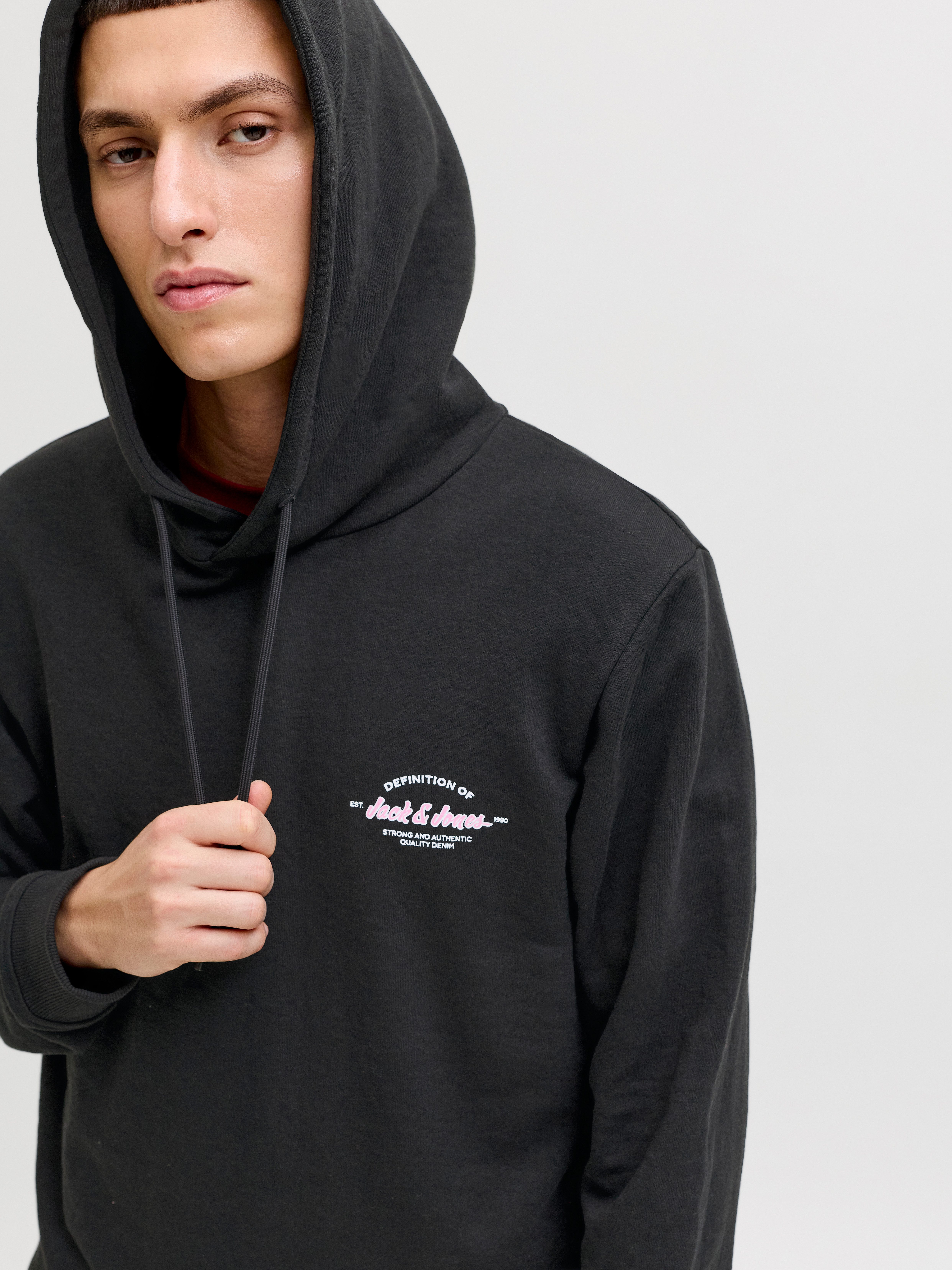 Jack & Jones Kapuzensweatshirt JJBRANDON SWEAT HOOD günstig online kaufen