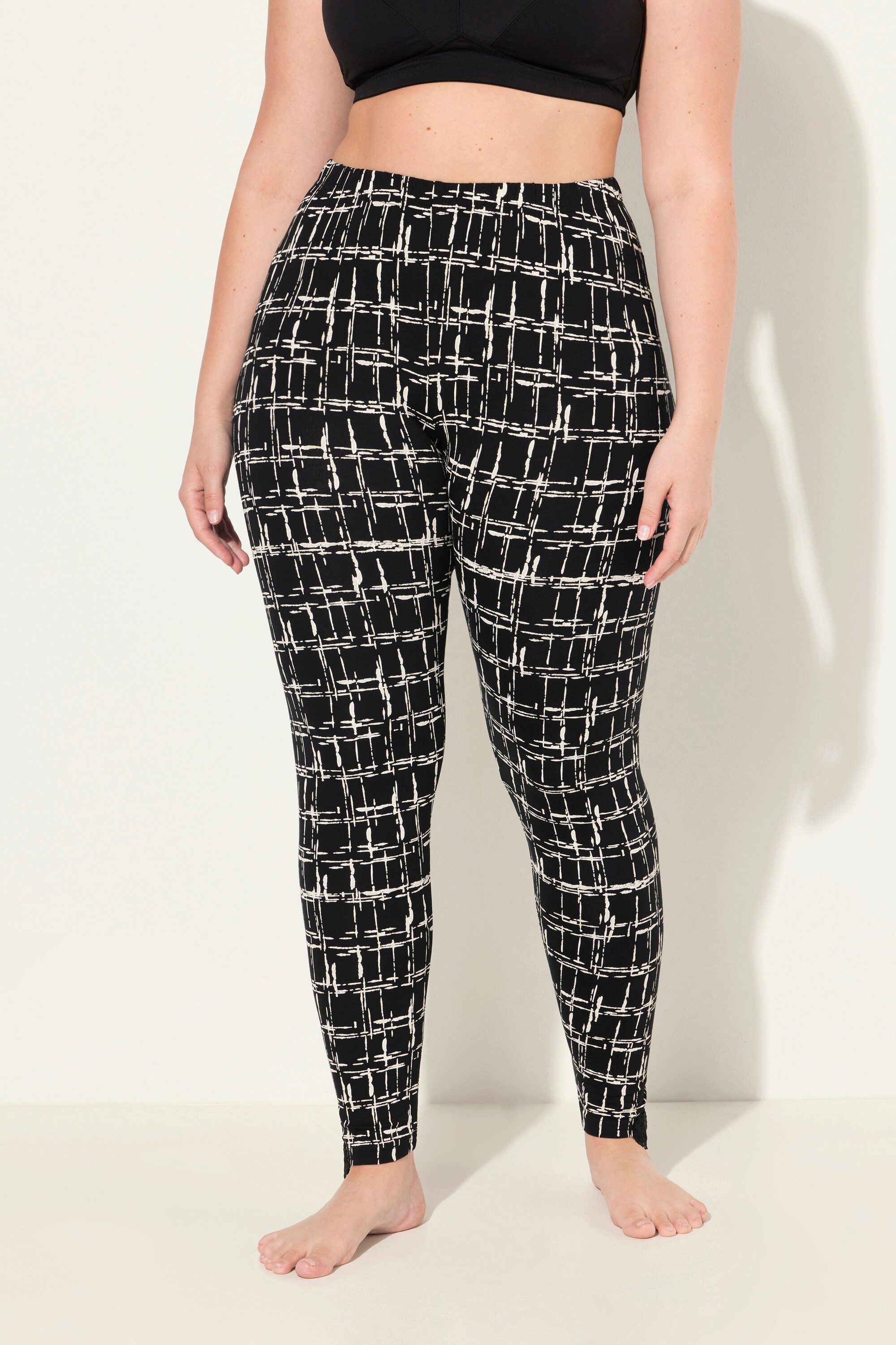 Ulla Popken Leggings Leggings grafischer Druck günstig online kaufen