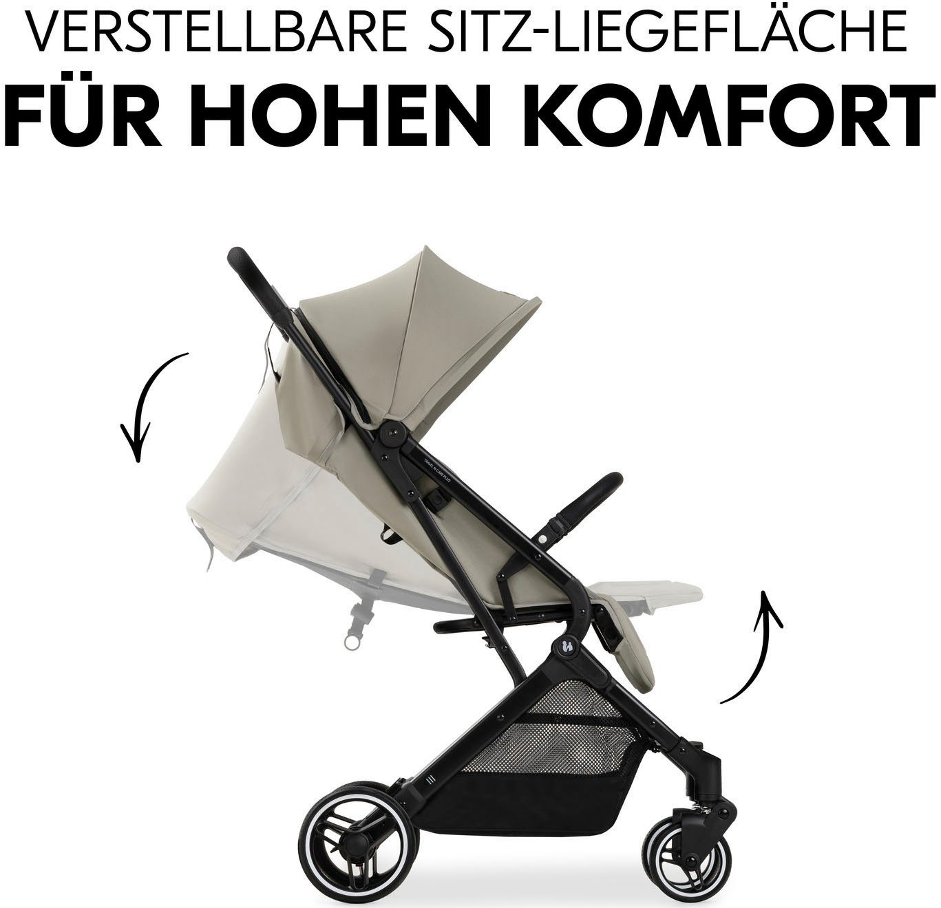 dark Care N Hauck Travel Plus, olive Kinder-Buggy