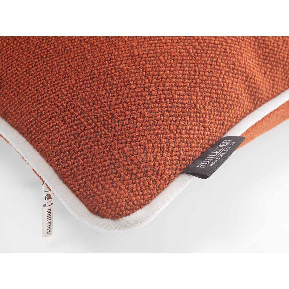 ROHLEDER Kissenhülle Kissenhülle Essentials Ocean Orange (45x45cm)