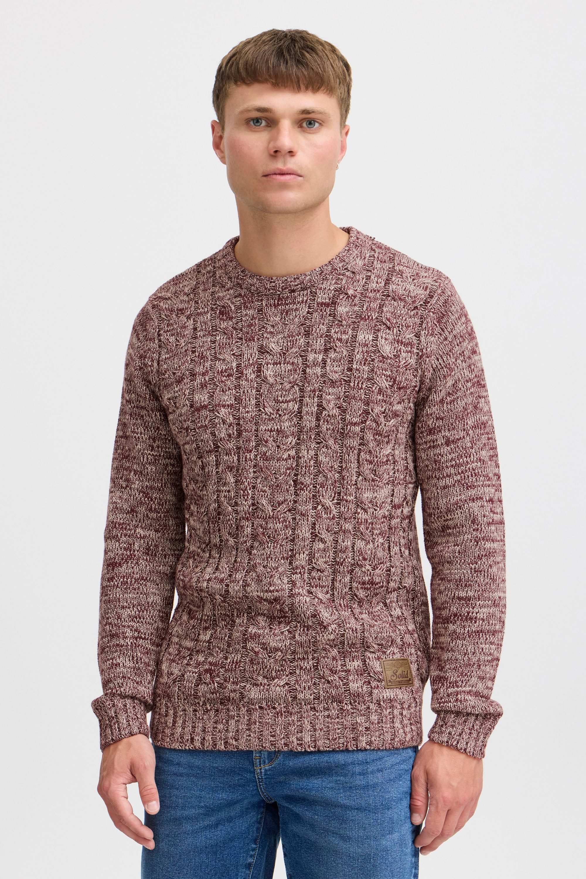 !Solid Strickpullover SDPhilemon Strickpulli mit Zopfstrickmuster günstig online kaufen