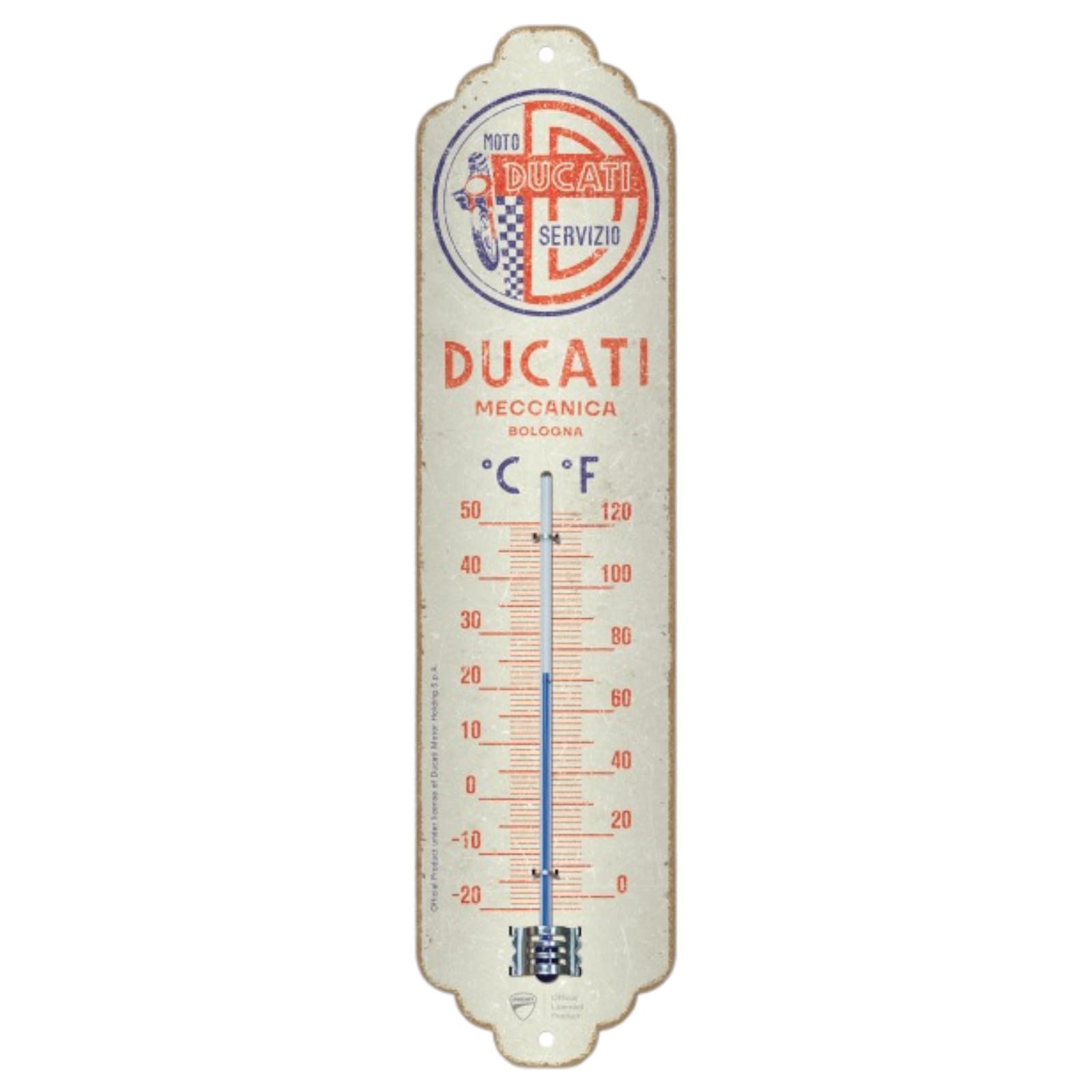Nostalgic-Art Raumthermometer Thermometer - Ducati - Moto Servizio Meccanica