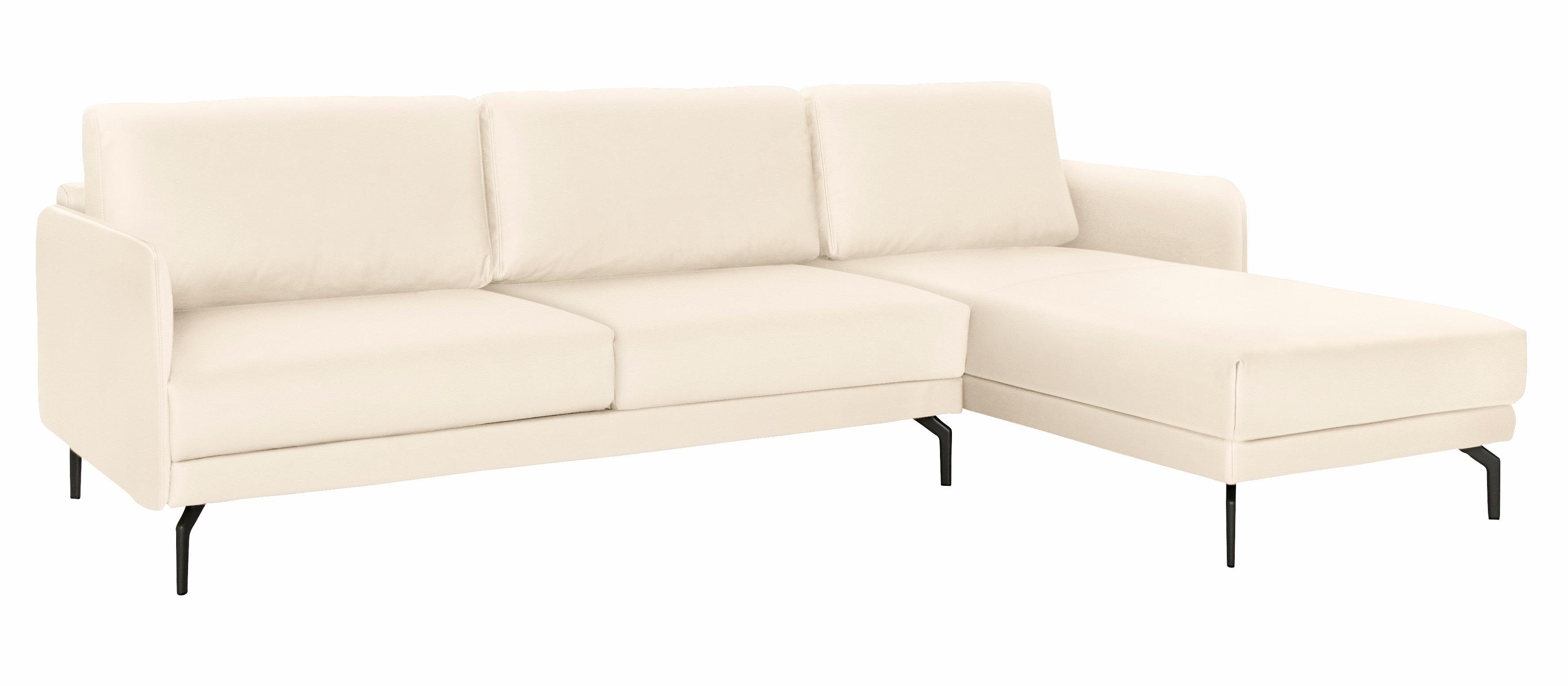 hülsta sofa Ecksofa hs.450, Breite Umbragrau sehr Armlehne Alugussfuß 274 schmal, cm