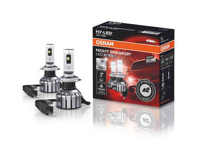 Osram KFZ-Ersatzleuchte NIGHT BREAKER H7-LED GEN2, PX26d, 2 St., Cool white, Kalt weiß, Fern- und Abblendlicht