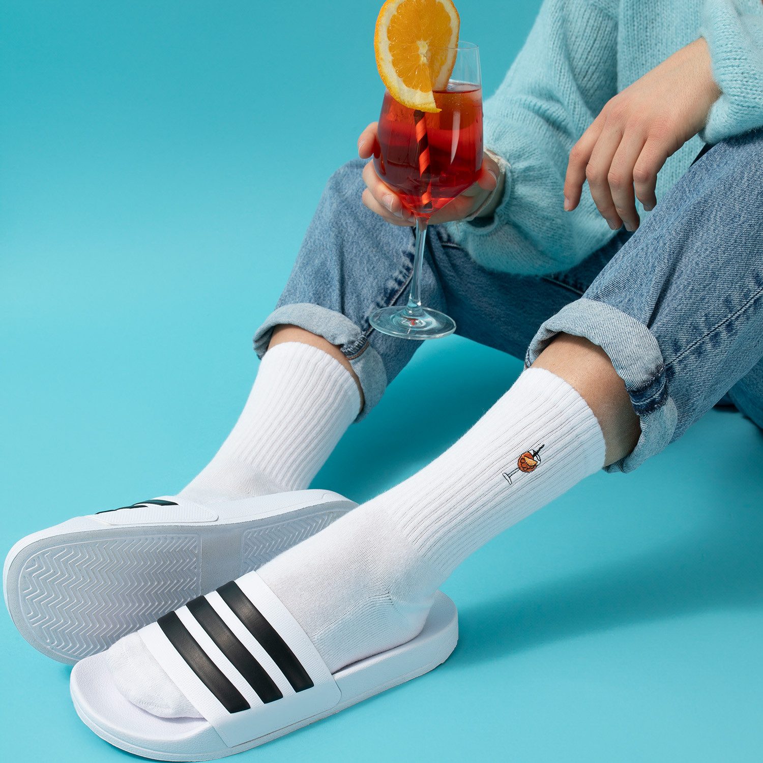 OCCULTO Basicsocken Damen & Herren Motiv Tennissocken 3er Pack (Modell: Robin) (3-Paar) – Bild 4 von 5