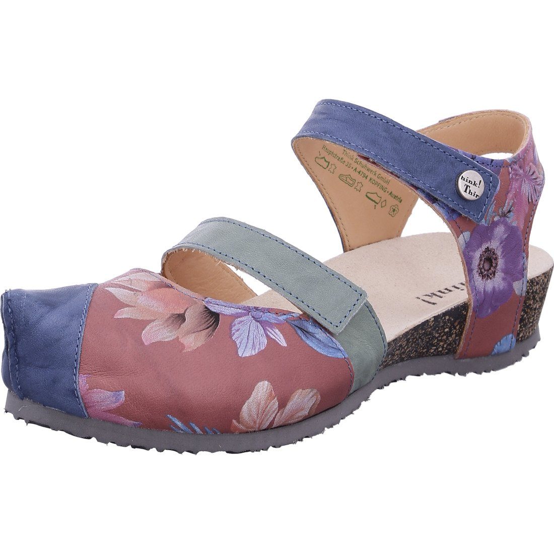 Think! Think! Schuhe, Sandalette Kessy - Glattleder Sandalette rosa 048605