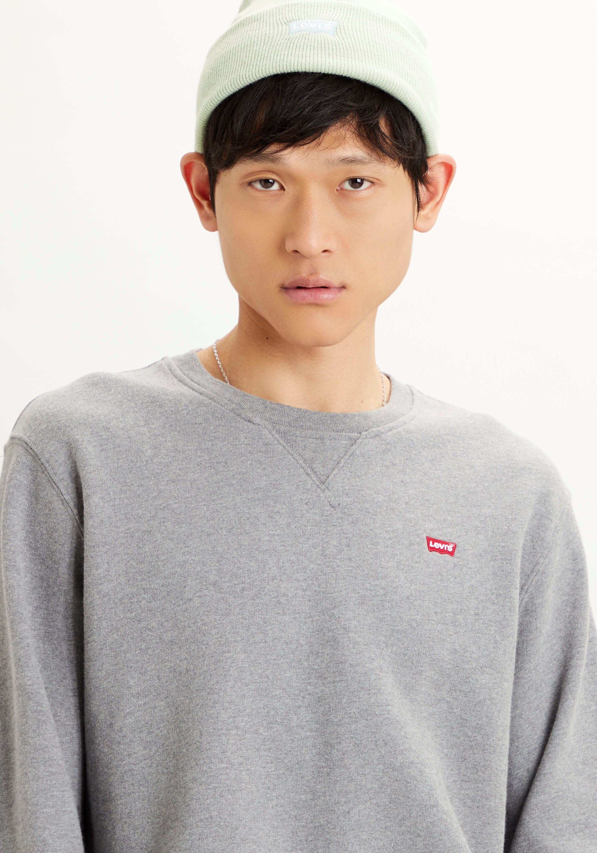 CREW NEW SWEATSHIRT Sweatshirt Levi's® grau-meliert ORIGINAL