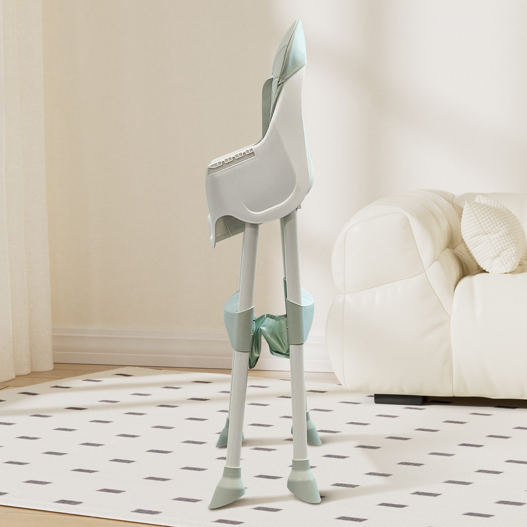 Baby Vivo Hochstuhl Design 2in1 Kinderhochstuhl - Oscar Türkis günstig online kaufen