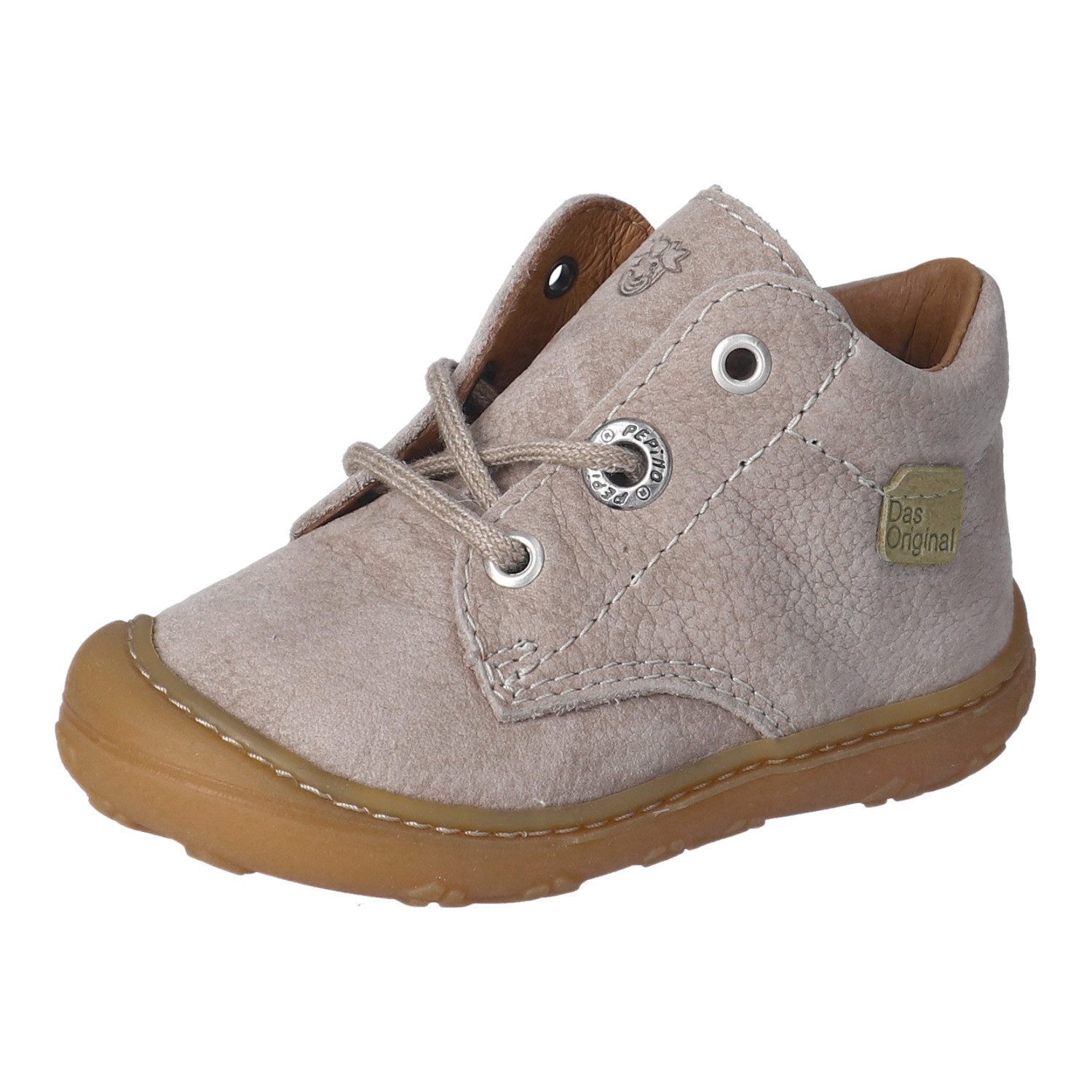 PEPINO by RICOSTA CORY - das Original, WMS: mittel Lauflernschuh Schnürschuh mit Label, Größenschablone zum Download