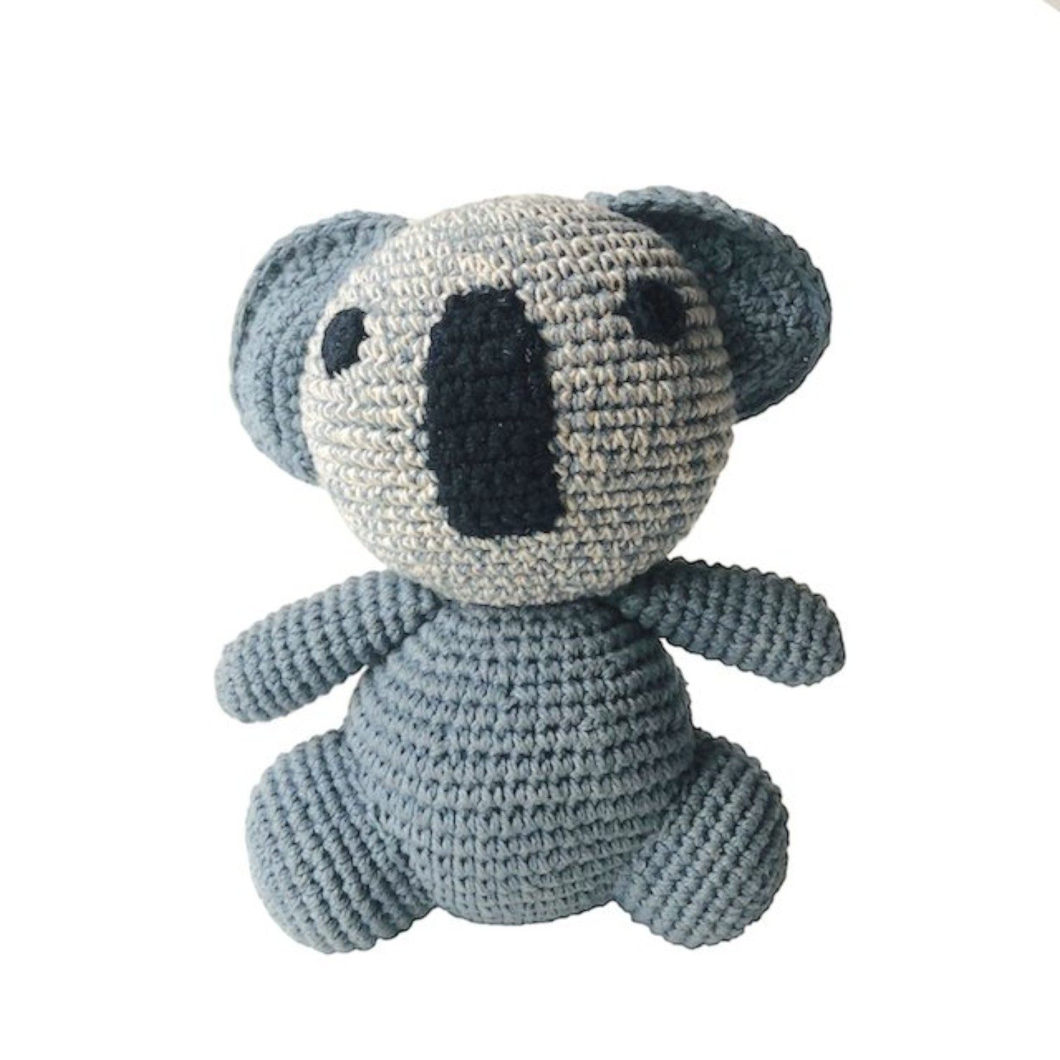Luna-Leena Kuscheltier Koala Kuscheltier – handgehäkelt aus Bio-Baumwolle