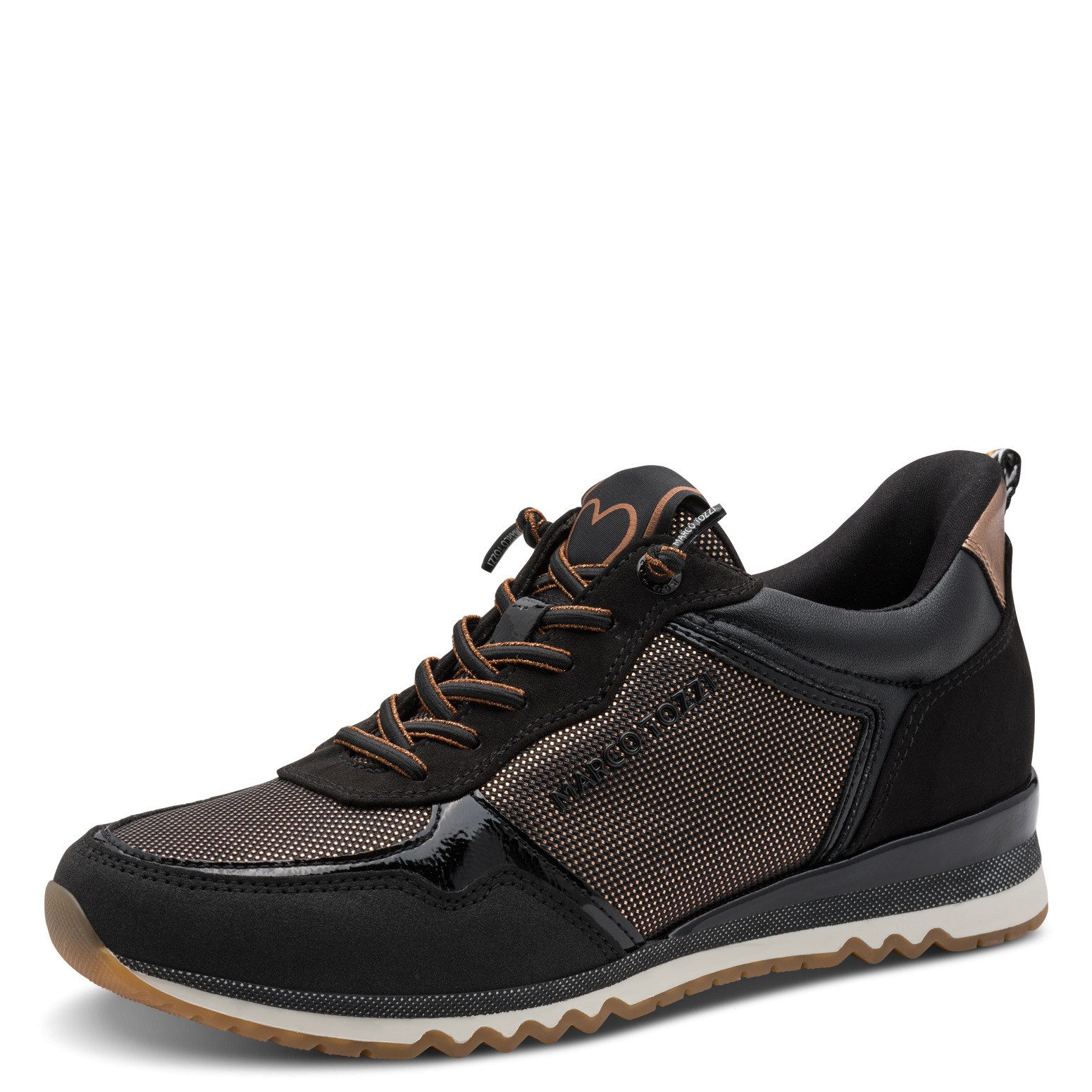 MARCO TOZZI Slip-On Sneaker, Freizeitschuh, Halbschuh, Schnürschuh mit Feel Me-Ausstattung