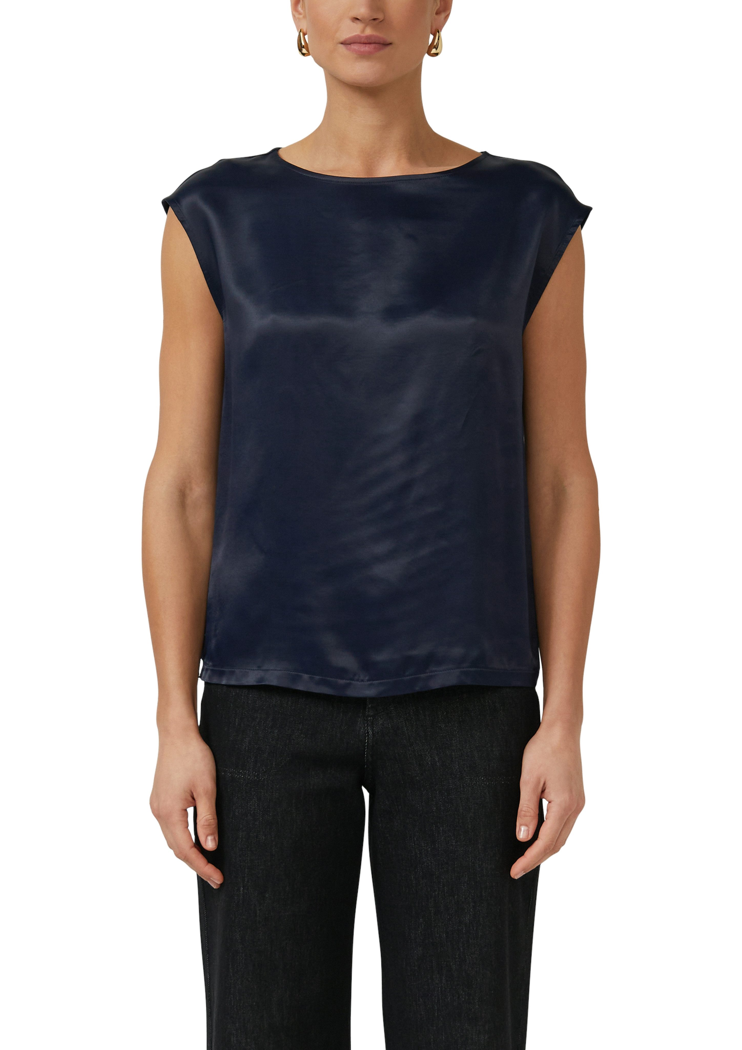 s.Oliver BLACK LABEL Rundhalsshirt mit Stretchanteil
