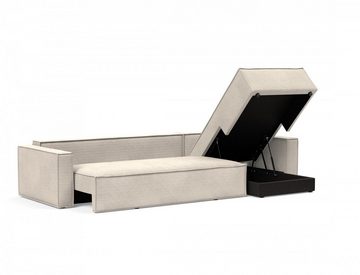 INNOVATION LIVING ™ 4-Sitzer Newilla Schlafsofa, Bettsofa, Couch, Schlaffunktion, Wohlfühloase, komfortable Liegefläche, großer Stauraum, stabile Stahlkonstruktion