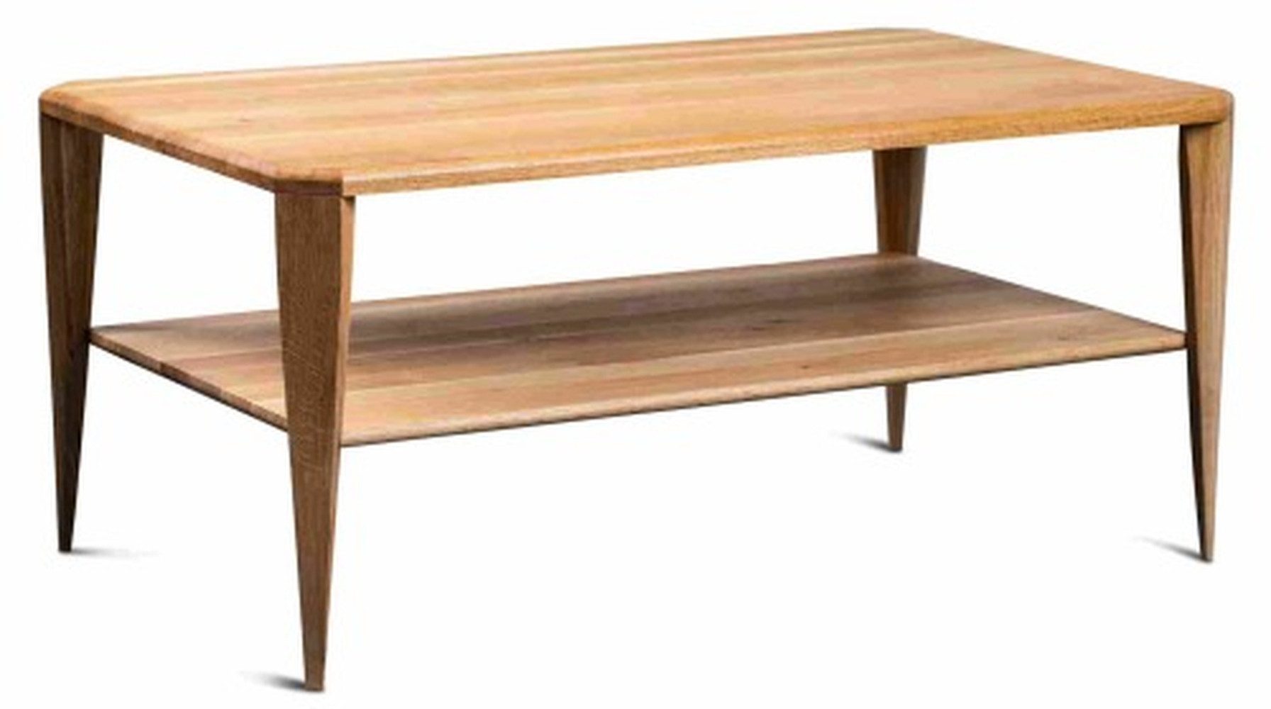 Couchtisch in Wildeiche, Massivholz - 100x45x60cm (BxHxT)