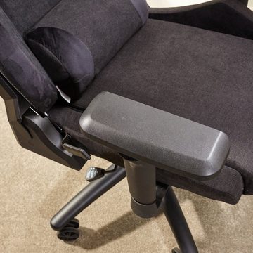 X Rocker Bürostuhl Messina - Ergonomischer Bürodrehstuhl mit Stoffbezug & Komfortkissen