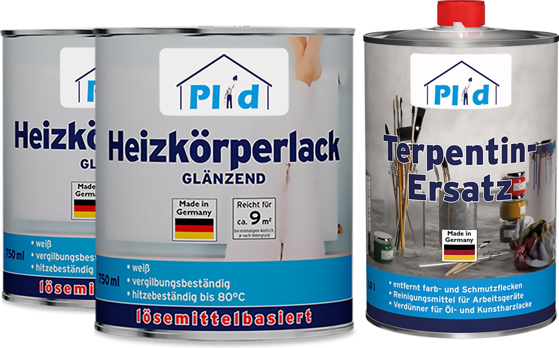 Heizkörperlack Premium Heizkörperlack LH Thermolack weiß Glänzend Terpentinersatz