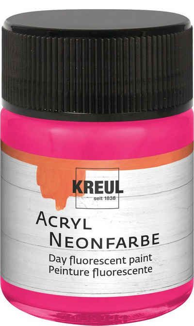 Kreul Bastelfarbe Acrylneonfarbe Day fluorescent paint, 50 ml